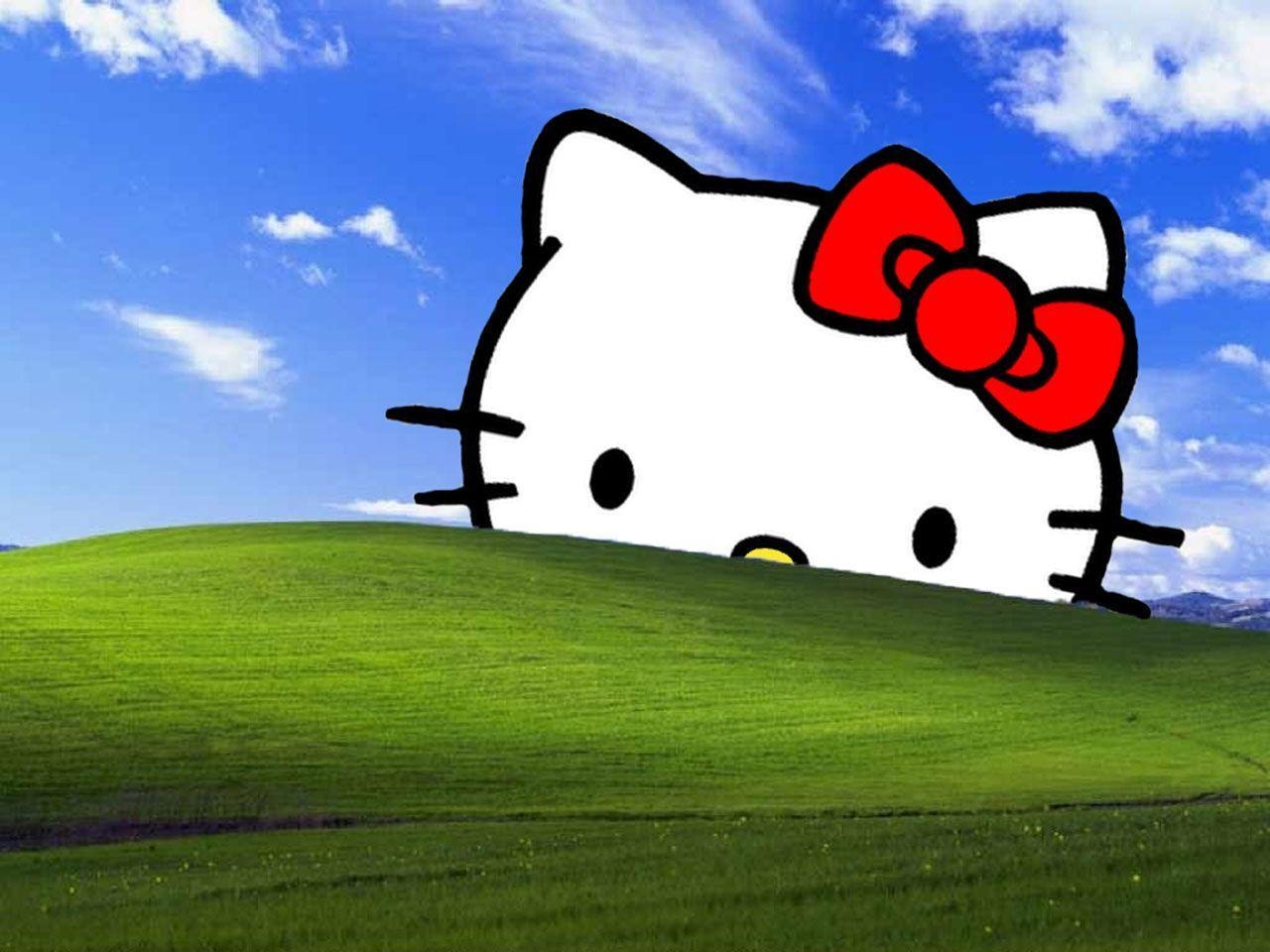 1280x960 Free Wallpaper Windows Bliss Hello Kitty Wallpaper. HD Wallpaper, Desktop