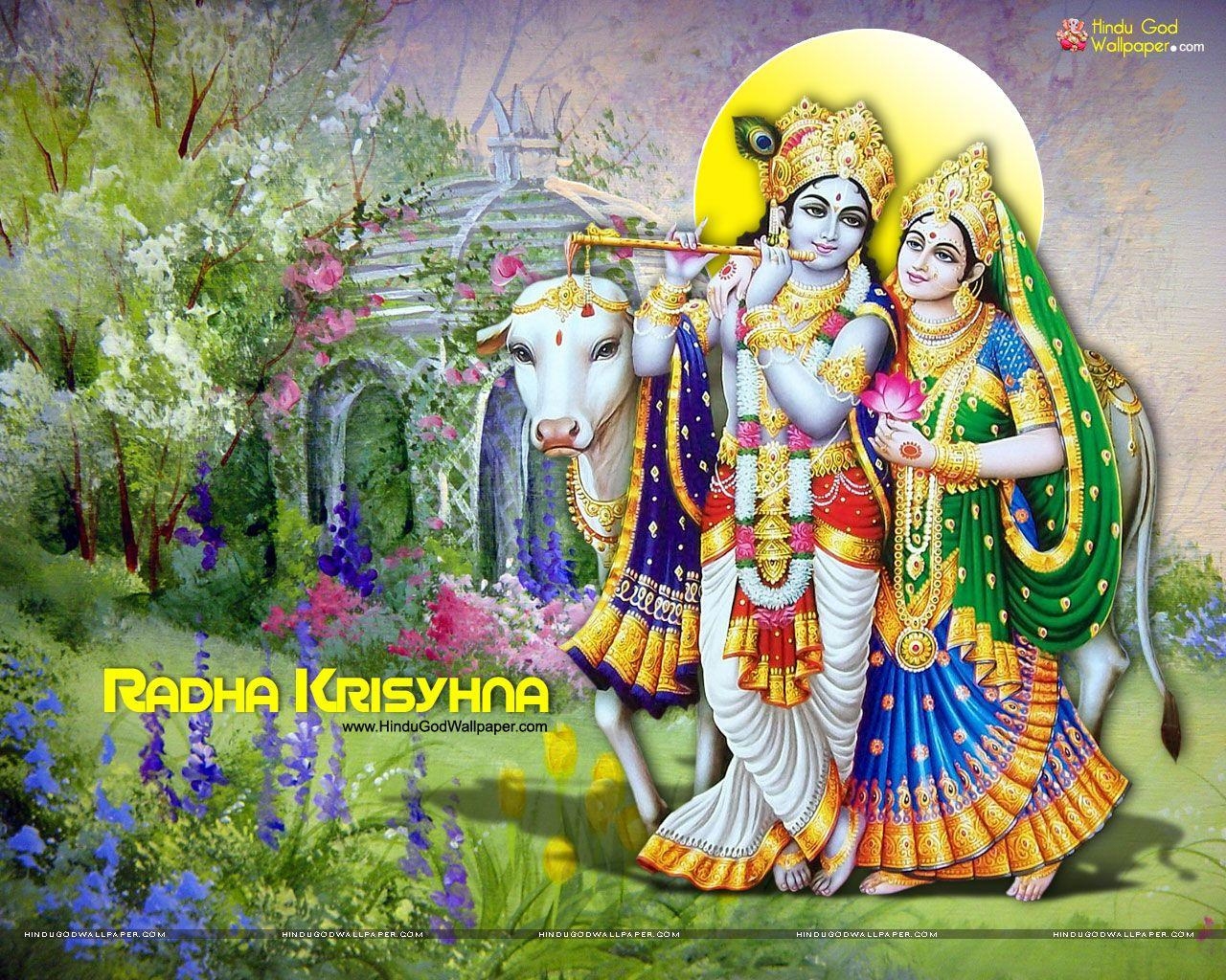 1280x1030 Free download Lord Radha Krishna HD wallpaper high resolution, Desktop