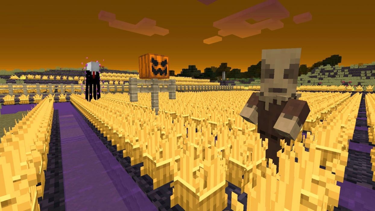 1250x700 HALLOWEEN minecraft wallpaperx1080, Desktop