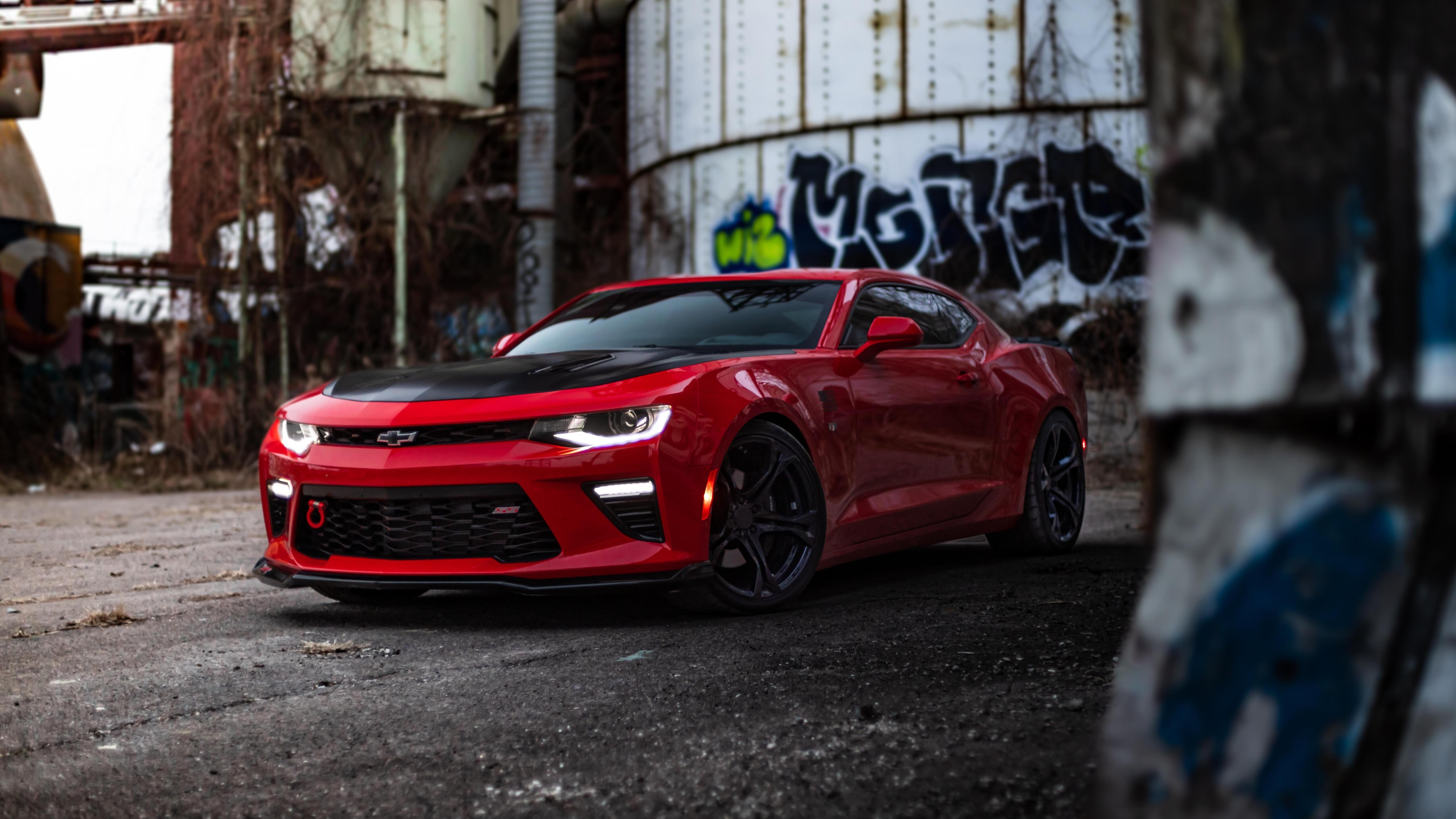 5120x2880 Red Chevrolet Camaro 8k 5k HD 4k Wallpaper, Image, Background, Photo and Picture, Desktop