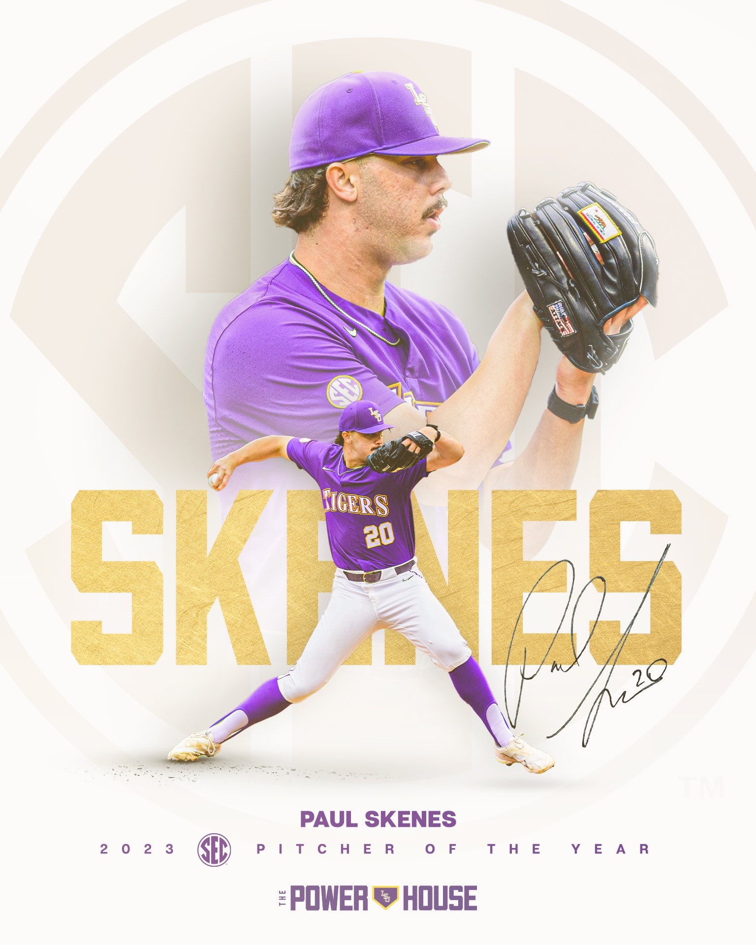 1540x1920 LSU Baseball of Skenes, Phone