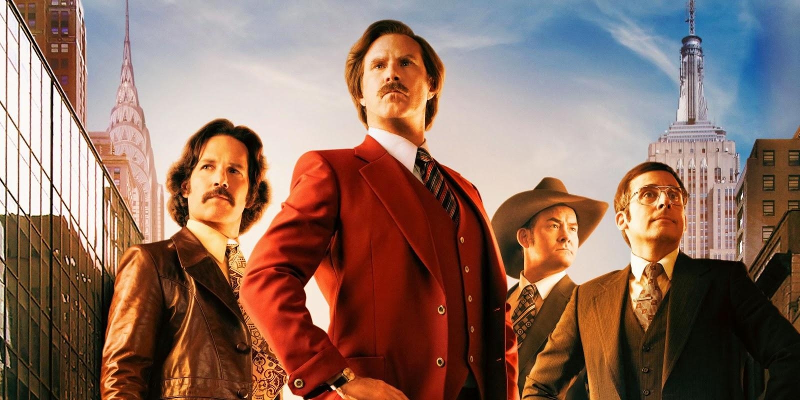 1600x800 Download Anchorman, Ron Burgundy And Brick Tamland Wallpaper, Dual Screen