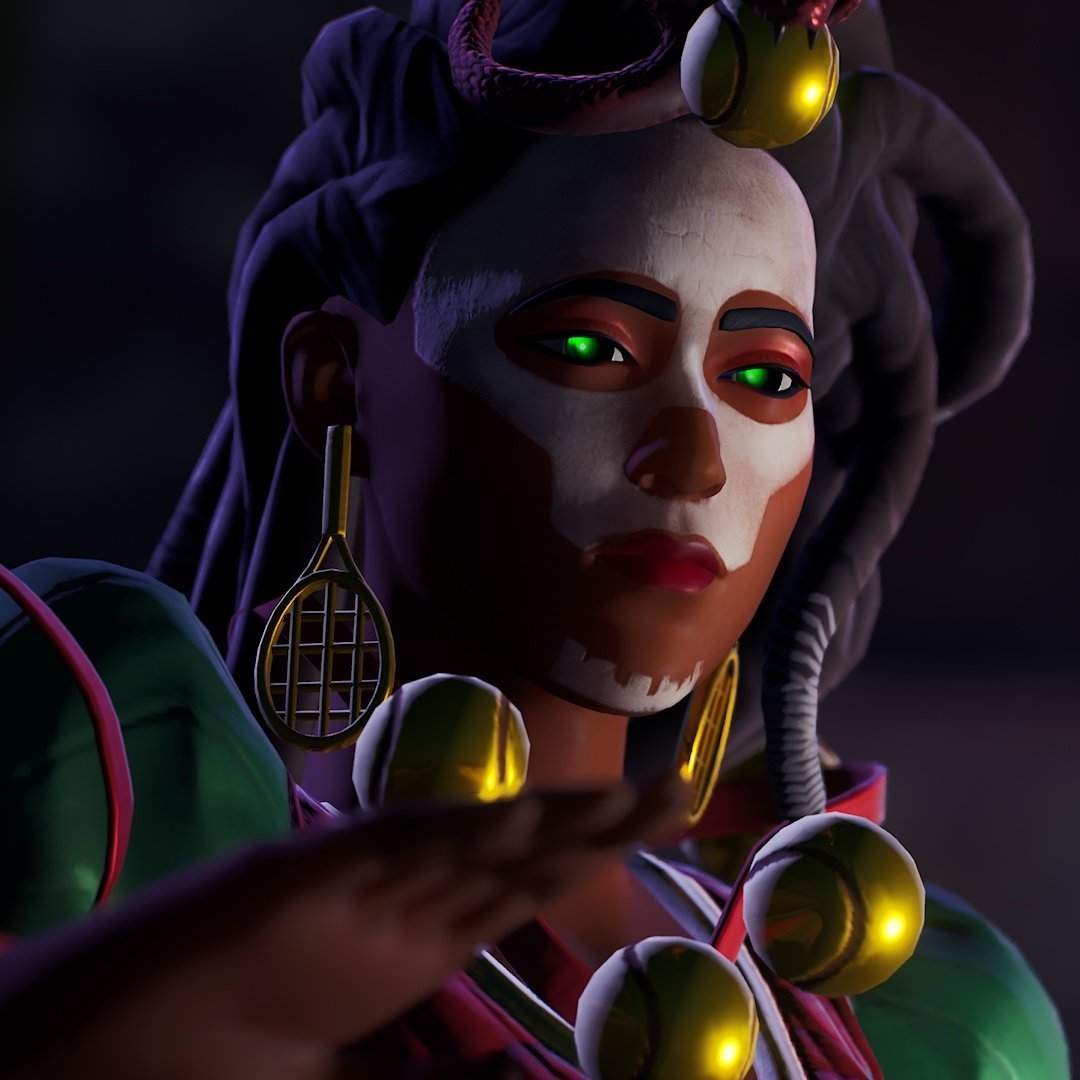 1080x1080 Dark Priestess Naomi Fortnite wallpaper, Phone