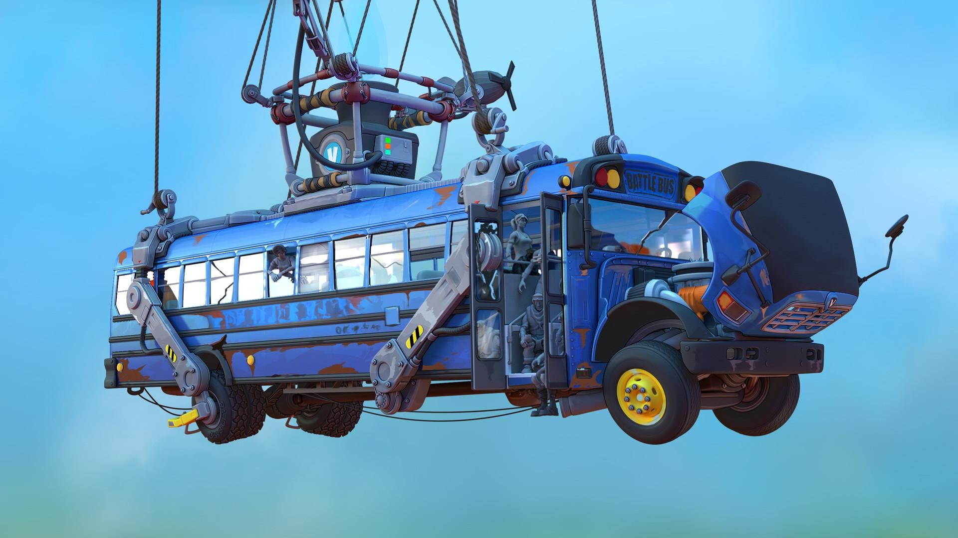 1920x1080 Fortnite Battle Bus Path Change Concept to Disperse Players, Desktop