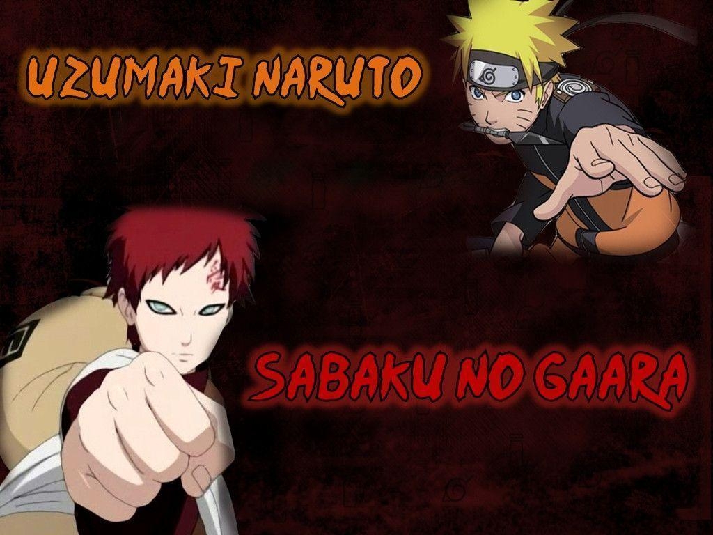 1030x770 Naruto and Gaara, Desktop