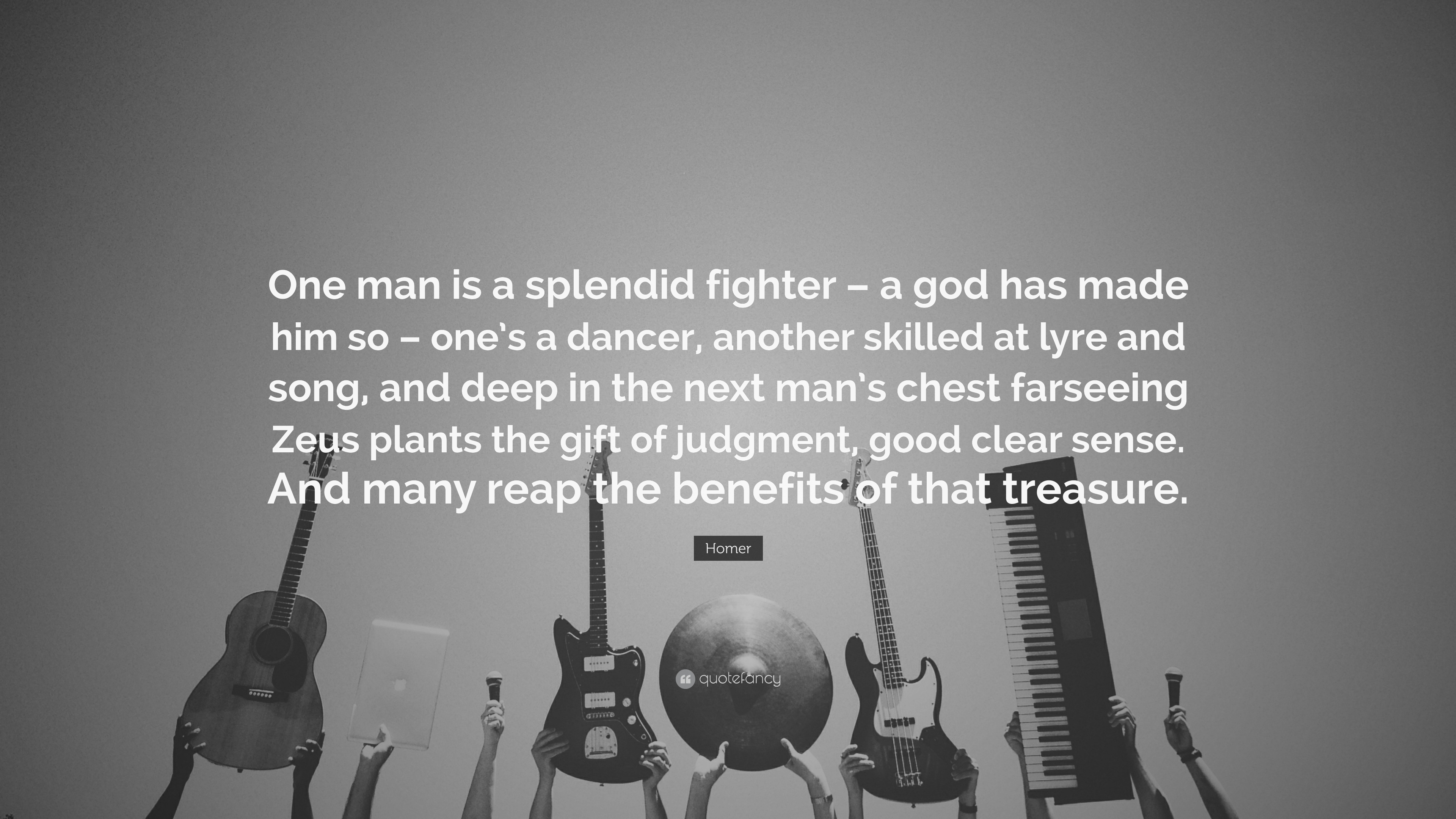 3840x2160 Homer Quote: “One man is a splendid fighter, Desktop