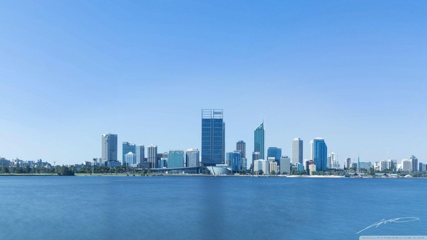 1370x770 Perth City Panorama HD desktop wallpaper, Widescreen, High, Desktop