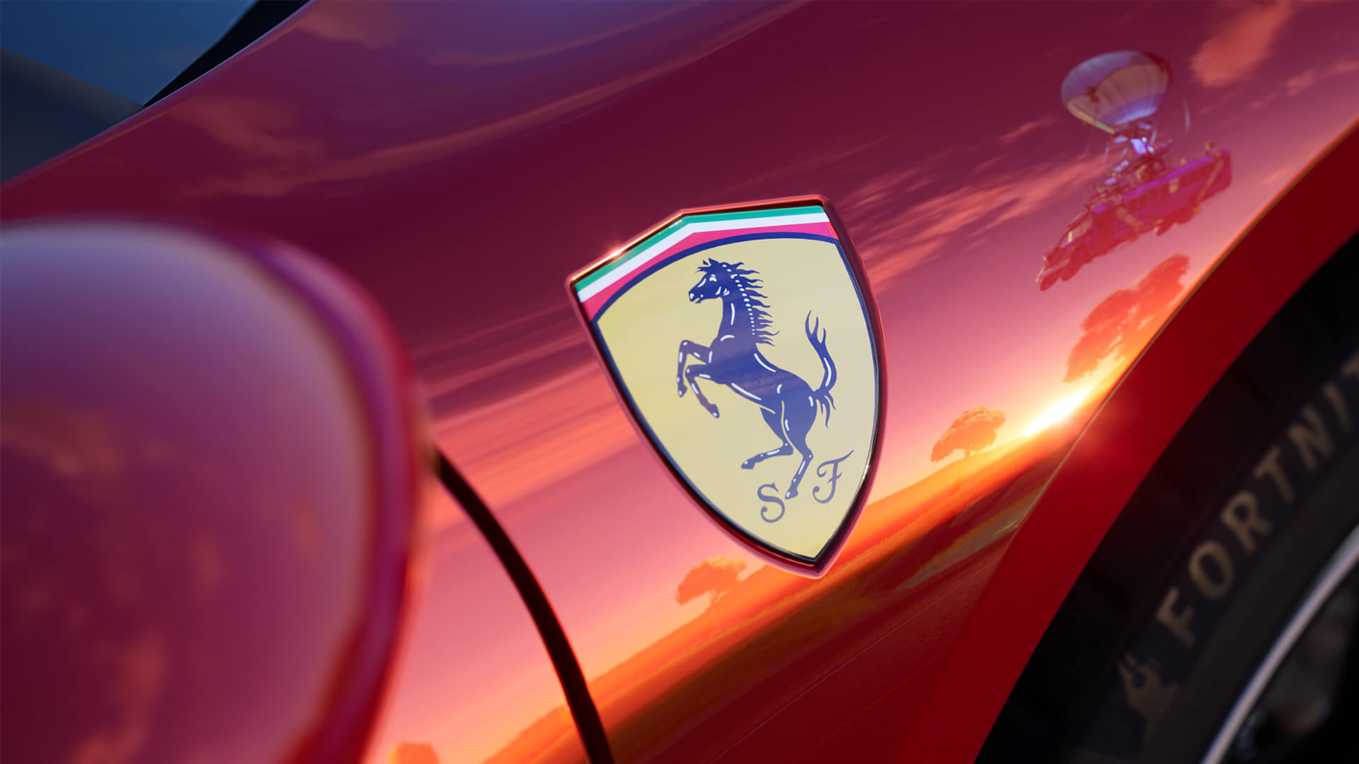 1920x1080 Test Drive The Ferrari 296 GTB in Fortnite, Desktop