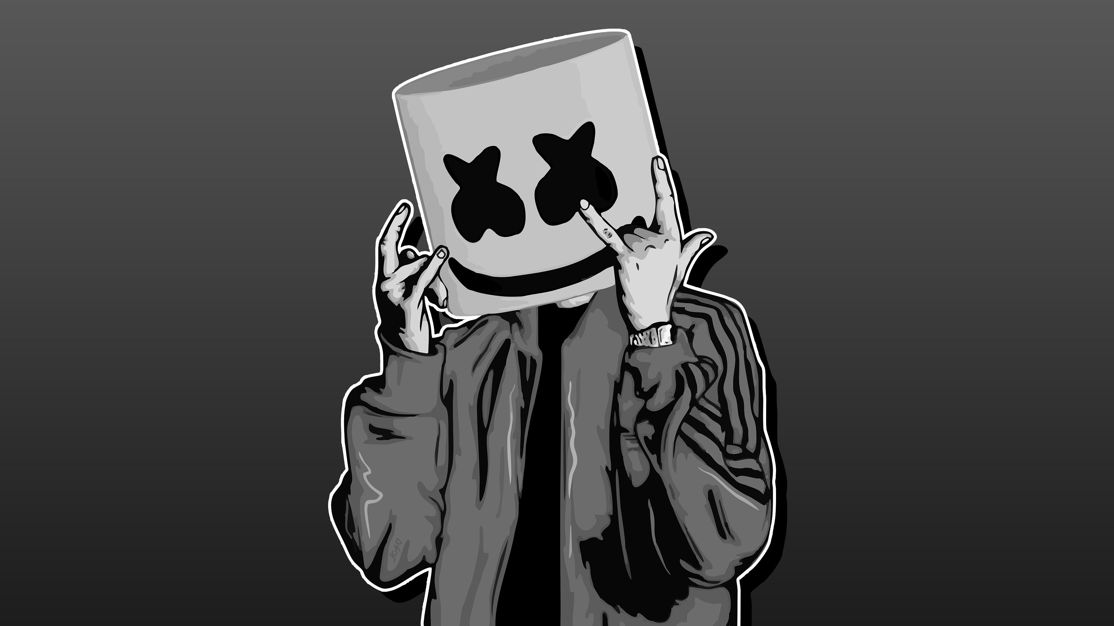 3840x2160 DJ Marshmello 4K, Desktop