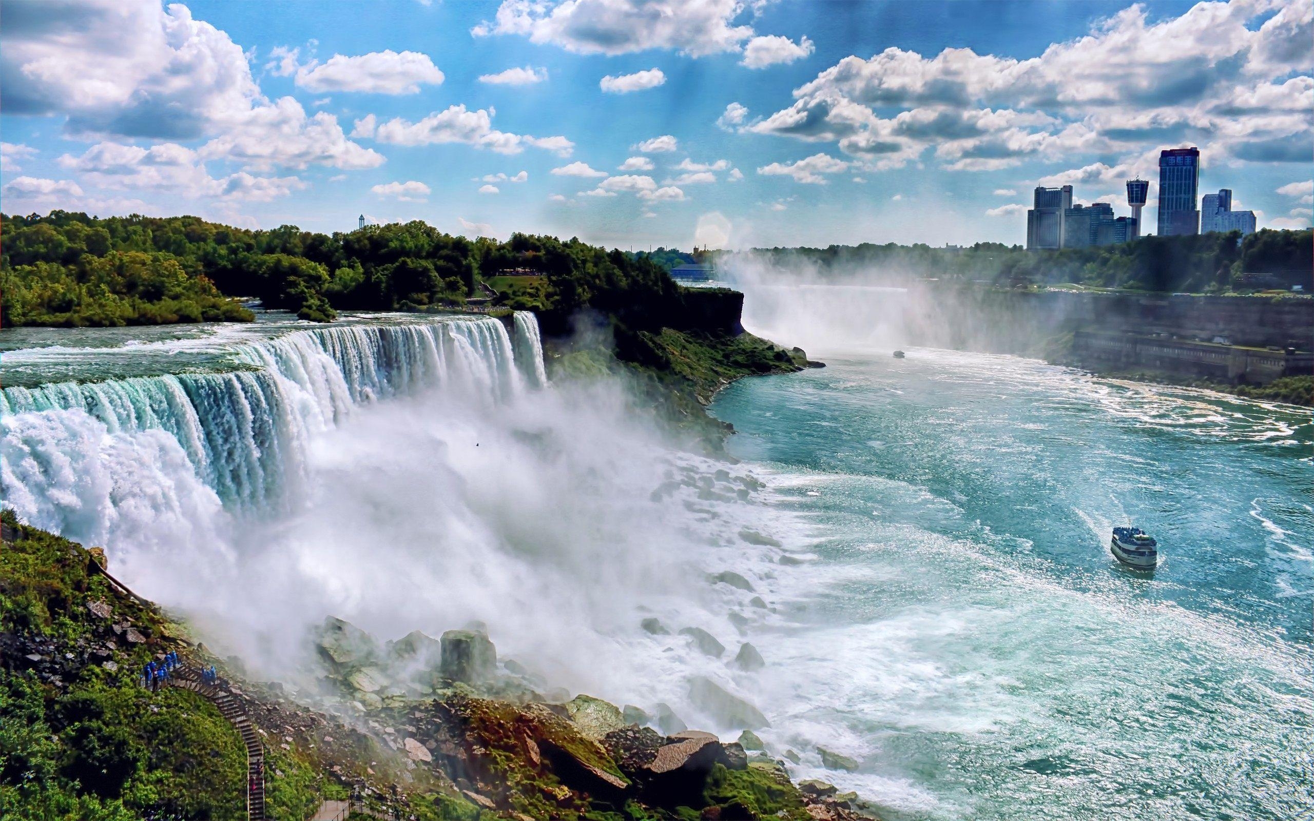 2560x1600 Niagara Falls Waterfall Wallpaper HD Download For Desktop, Desktop