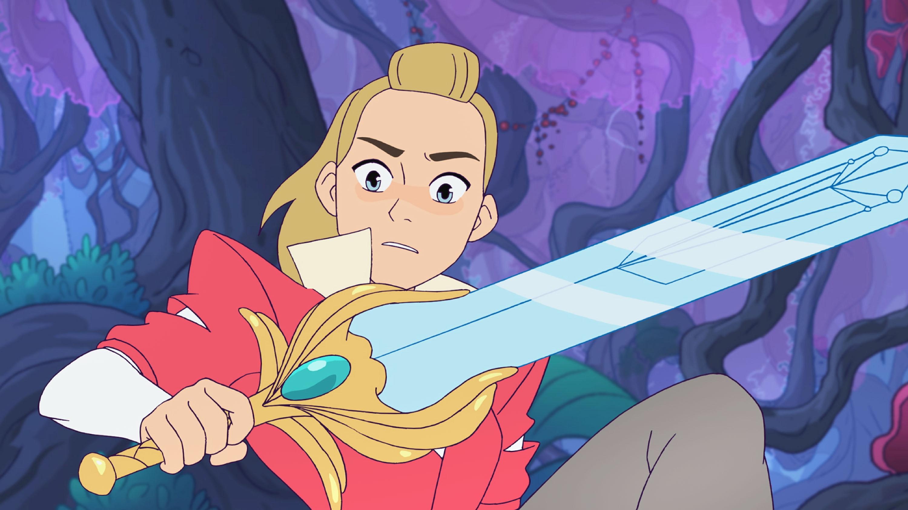 3000x1690 Netflix's She Ra Trailer Shows Adora's Transformation & Animation, Desktop