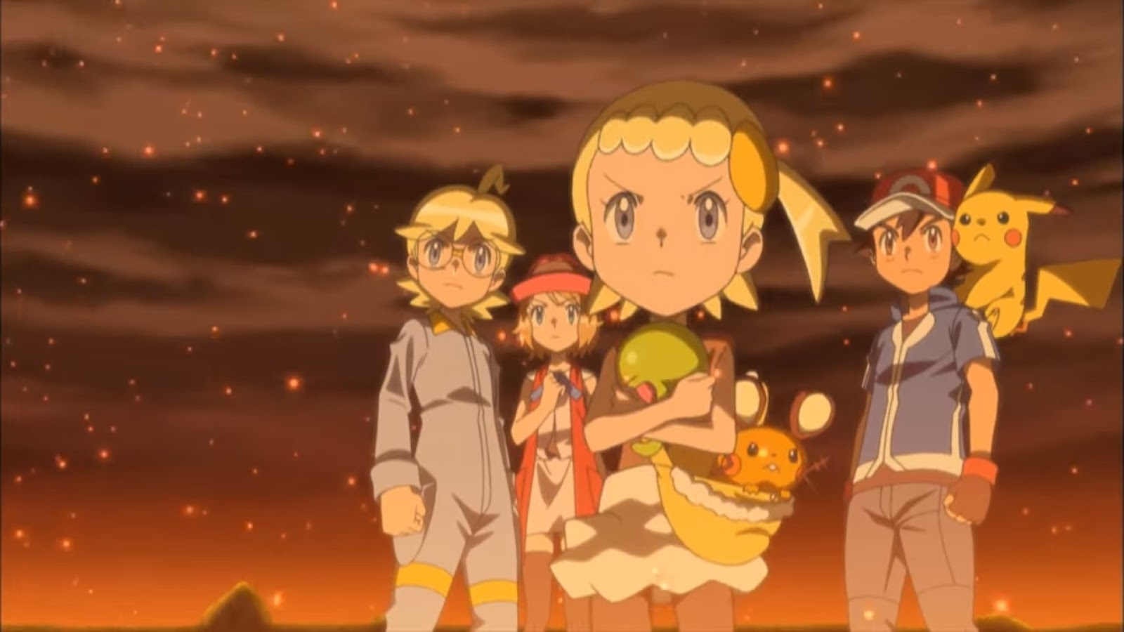 1600x900 Pokemon Xyz Ash And His Friends Pokemons, Desktop