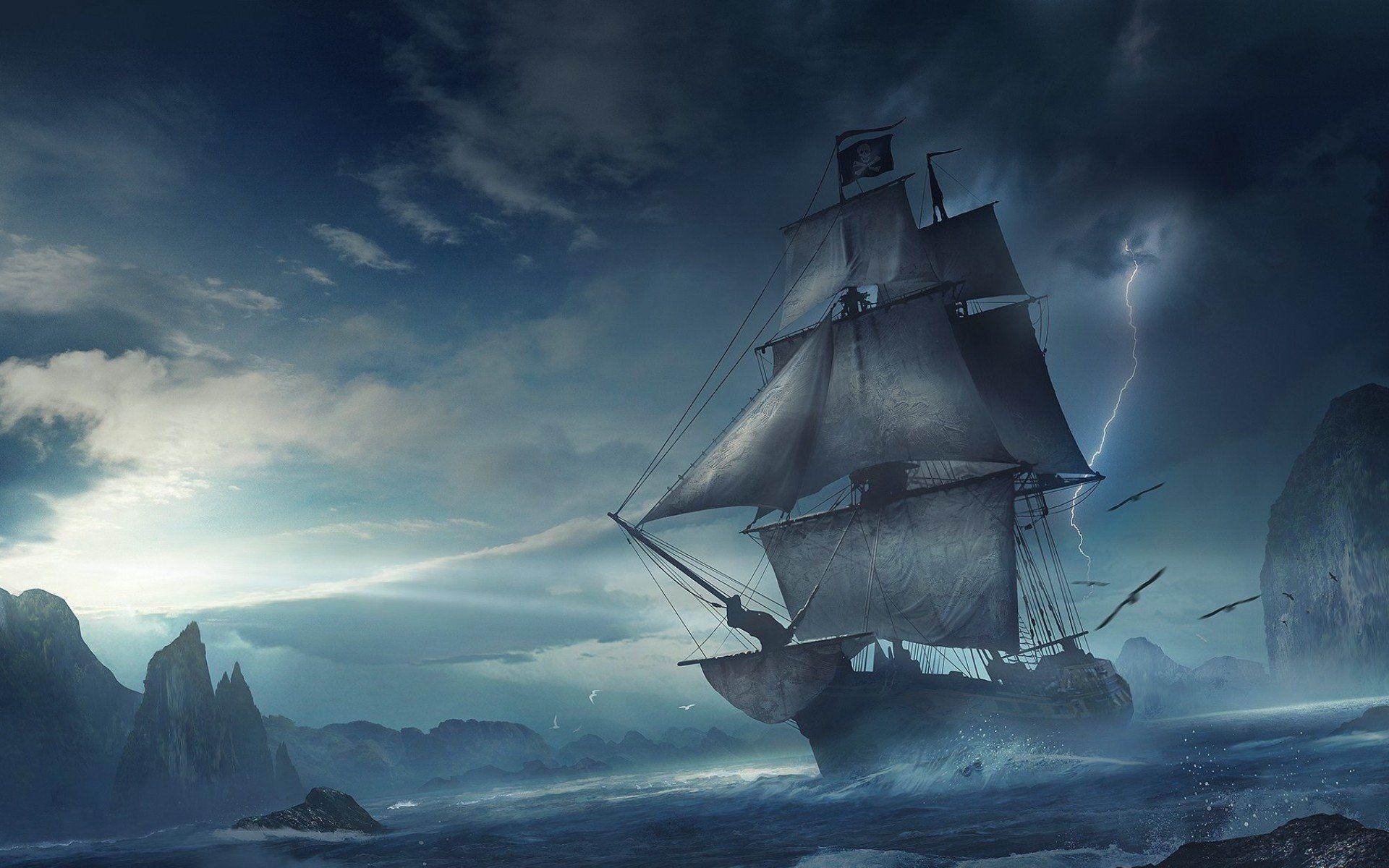 1920x1200 Pirate Ship HD Wallpaper, Desktop