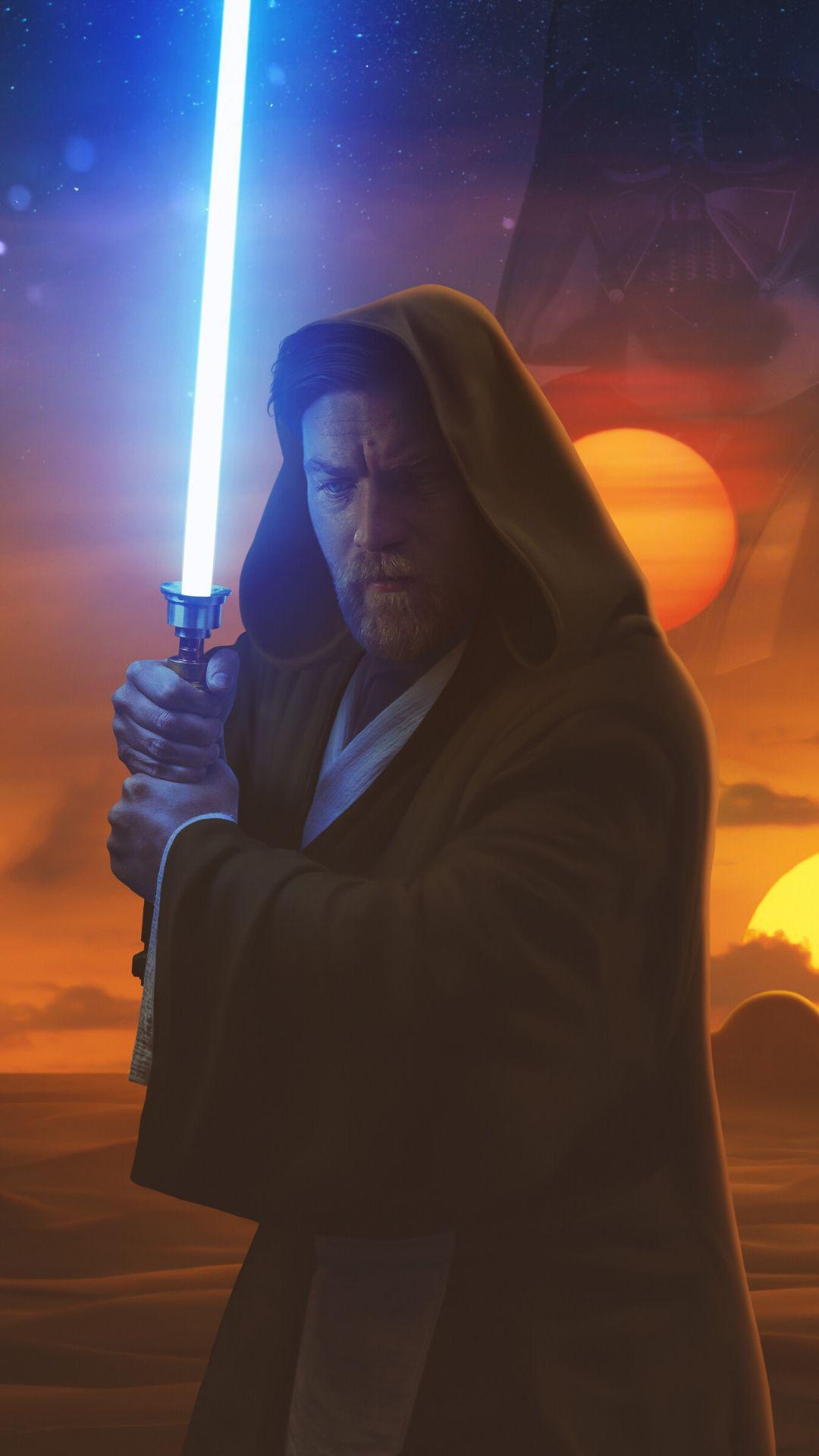 1080x1920 Obi Wan Kenobi Lock Screen Wallpaper, Phone