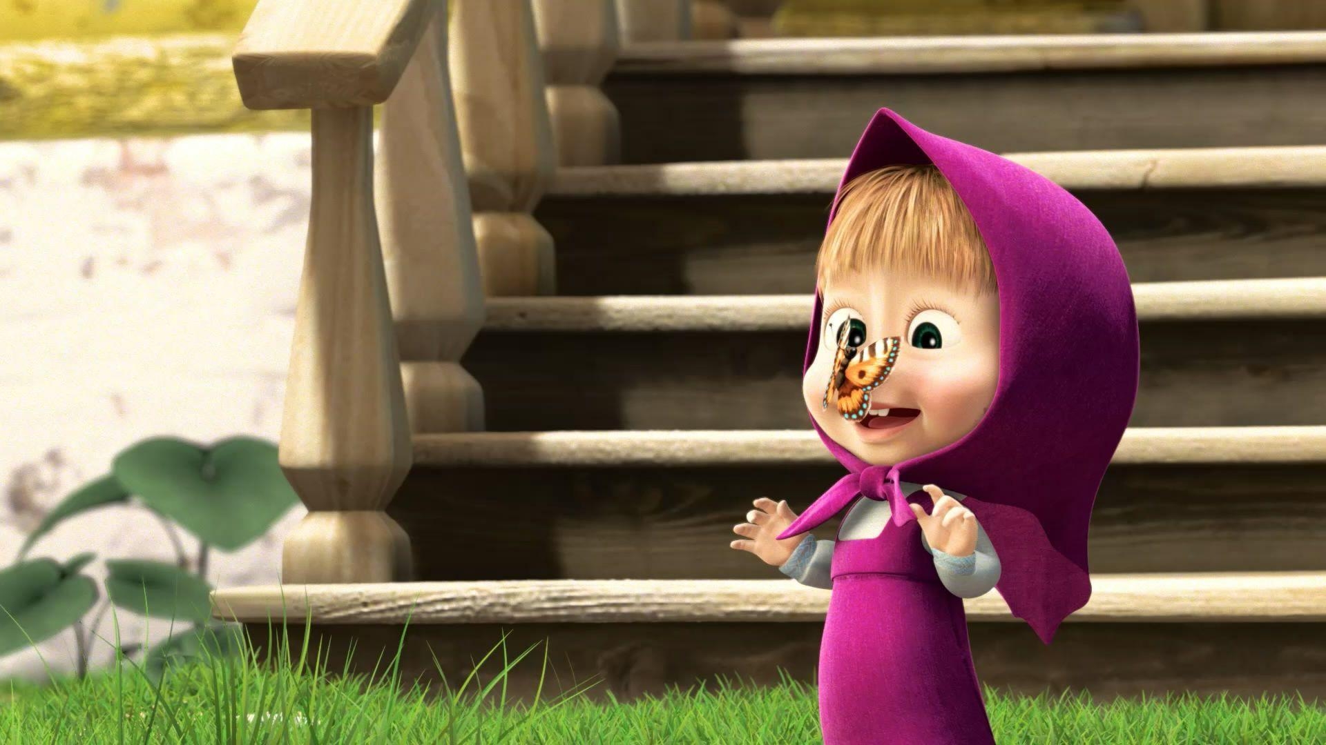 1920x1080 Masha And The Bear Wallpaper Cute cute masha and the bear 7025, Desktop