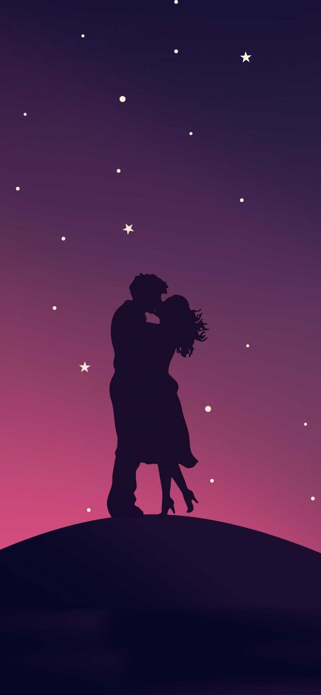 1130x2440 Couple Wallpaper, Phone