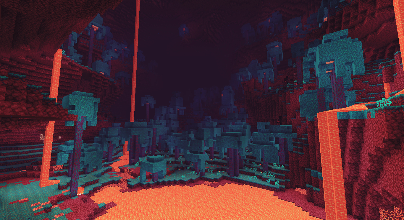 1370x750 No Spoiler The new Minecraft update makes parts of the nether really look like subnautica, Desktop