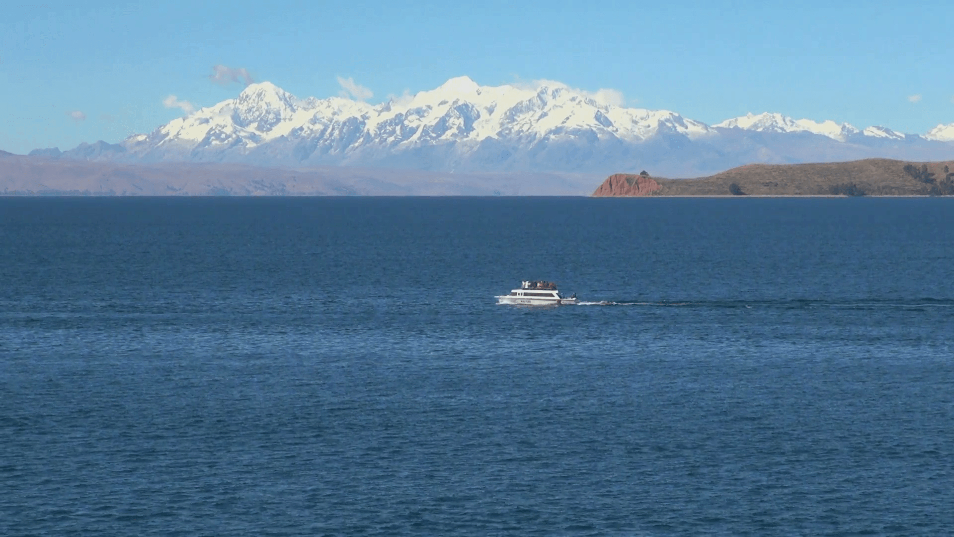 1920x1080 Bolivia Lake Titicaca Andes Coast Stock Video Footage, Desktop