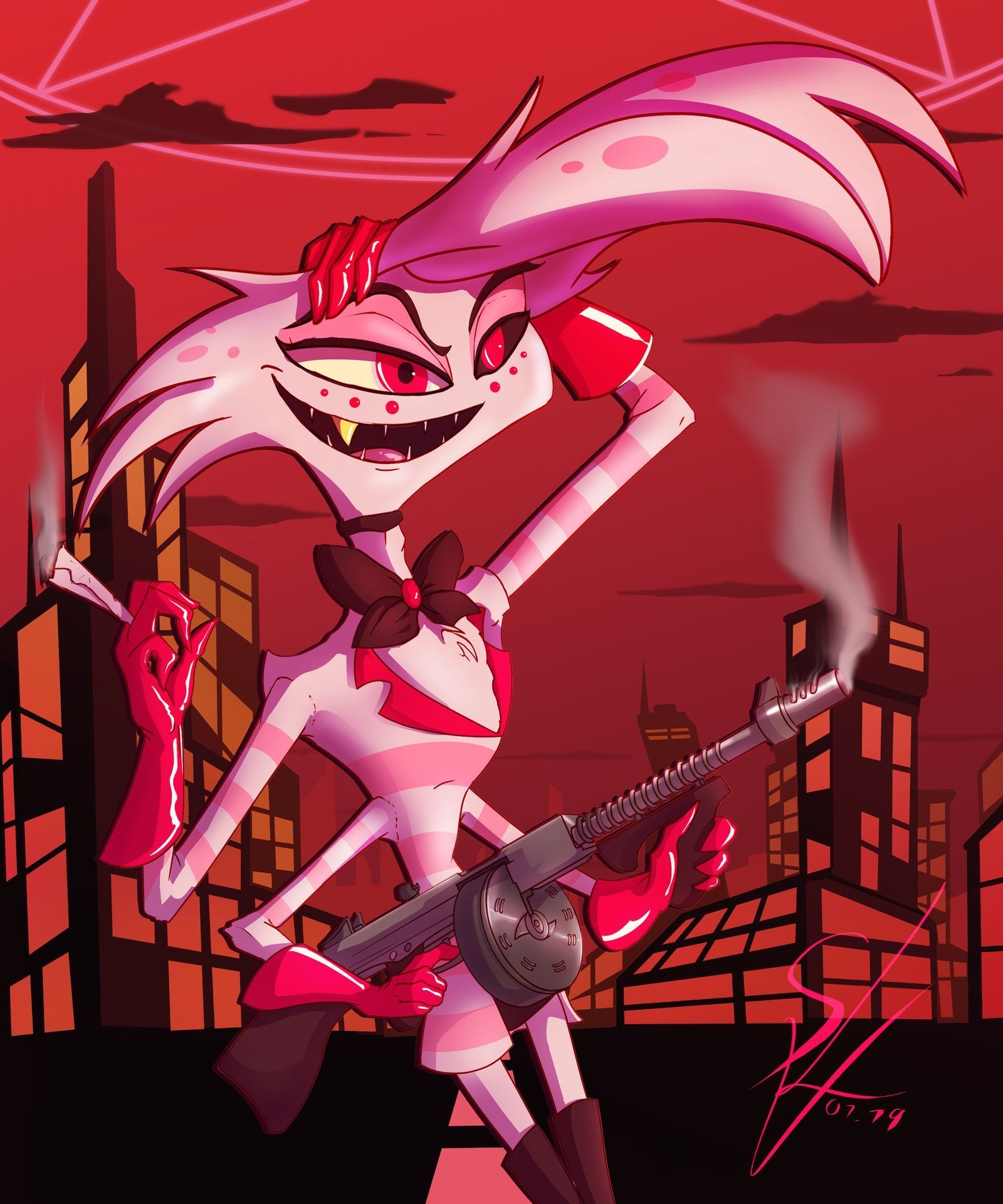 1600x1920 Hazbin Hotel Wallpaper, Phone