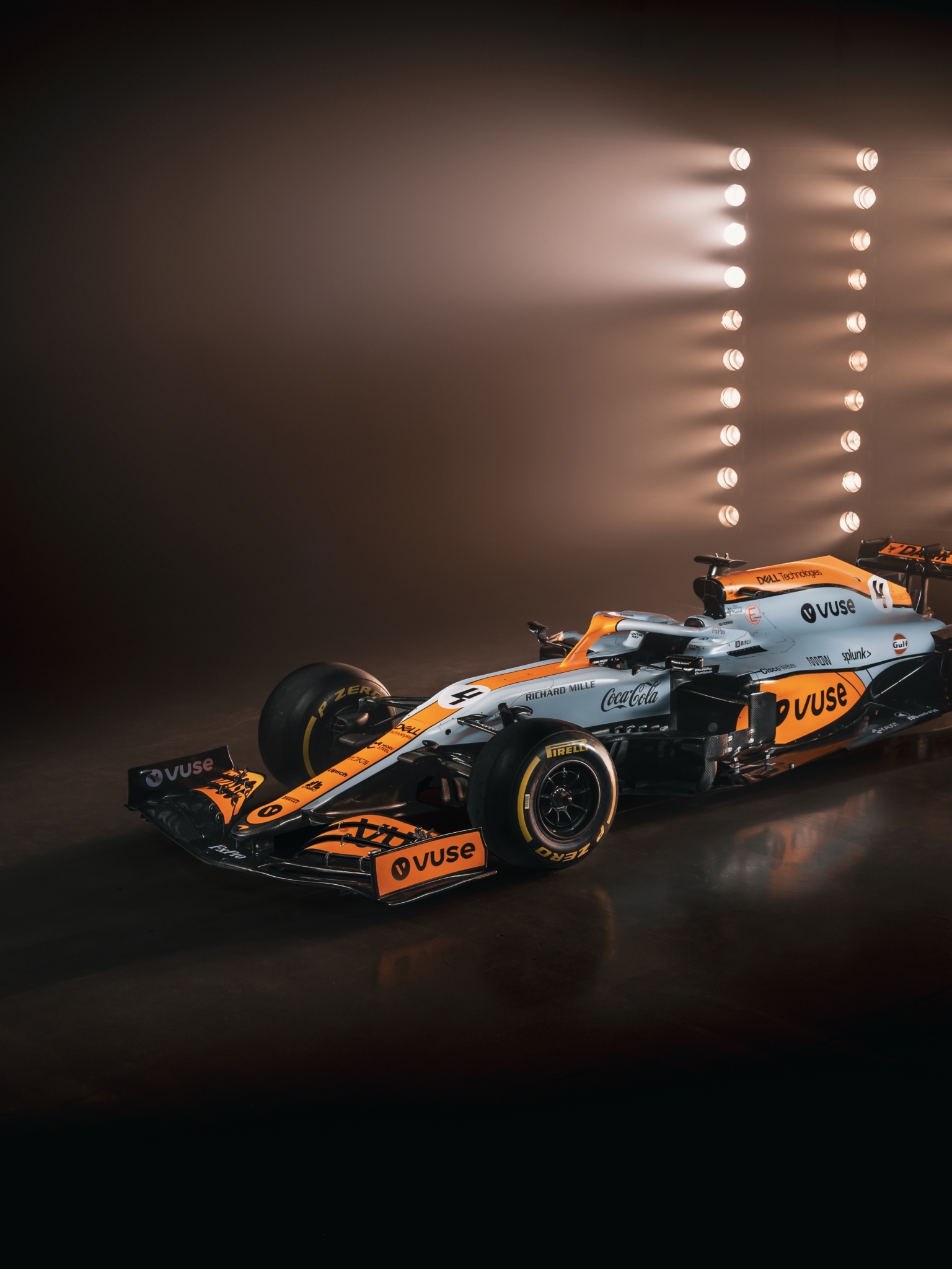 1540x2050 McLaren MCL35M Wallpaper 4K, Formula One cars, Phone