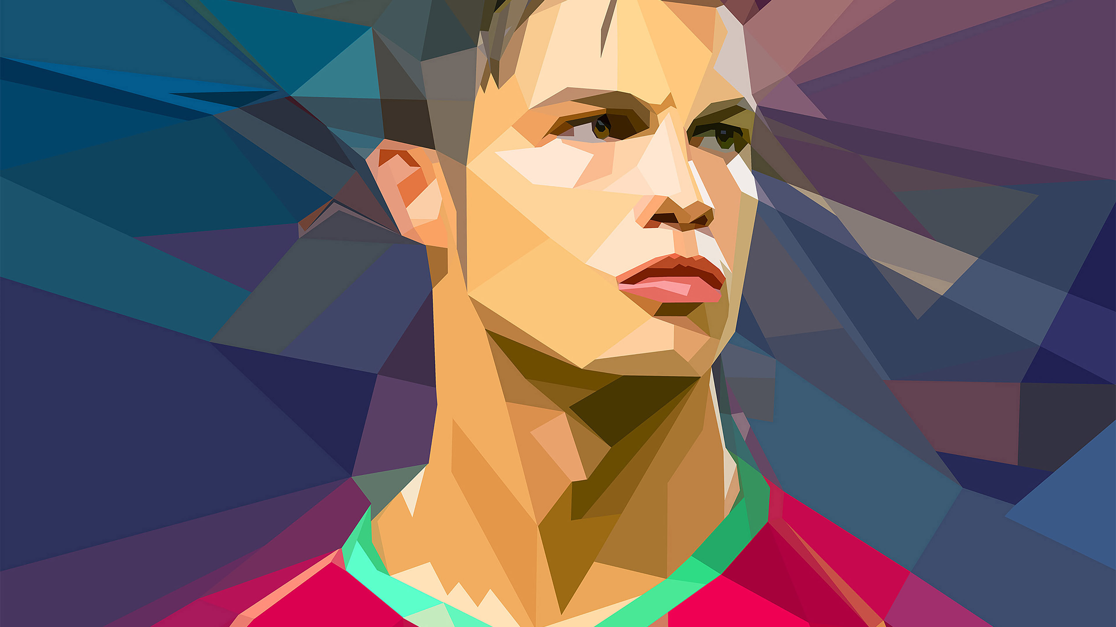 3840x2160 Wallpaper C Ronaldo Illust Art, Desktop