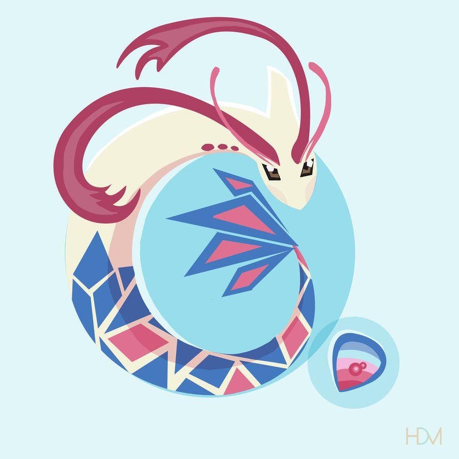 900x900 Milotic and the Prism Scale, Phone