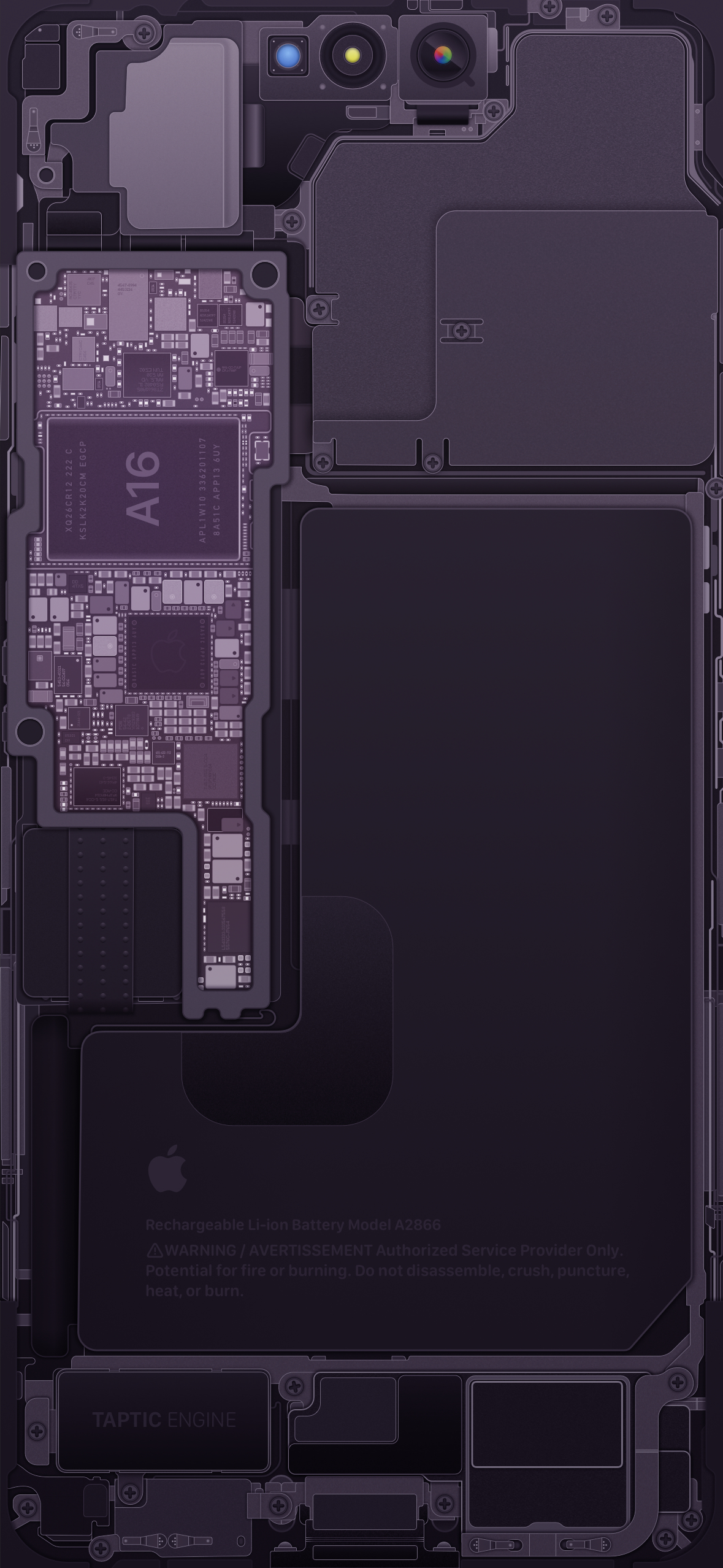 1180x2560 iPhone 14 Pro Max Schematics, Phone