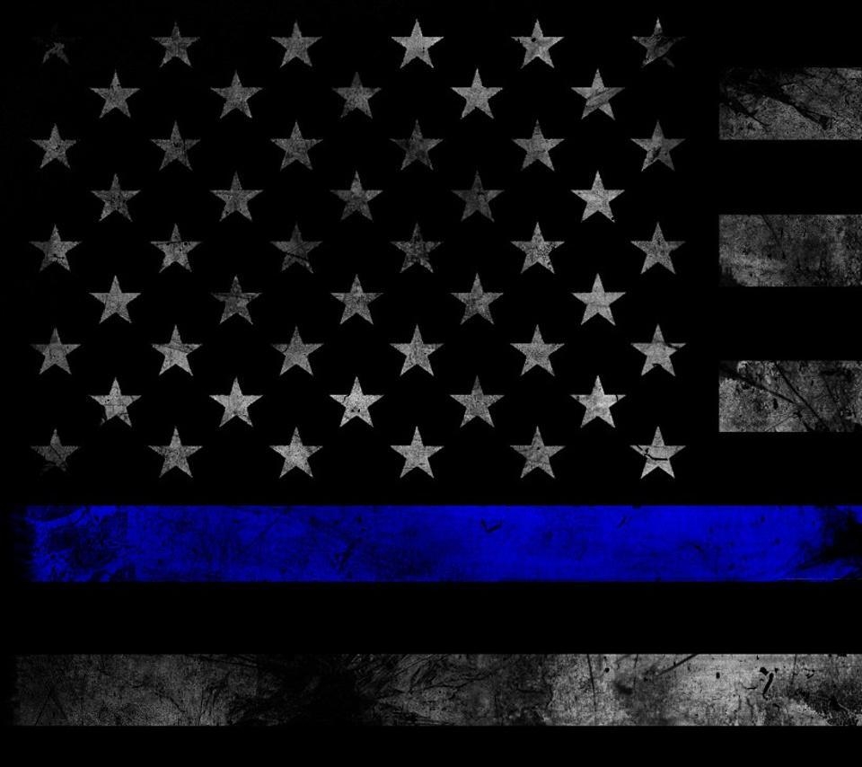 960x860 Thin Blue Line Flag Wallpaper, Desktop