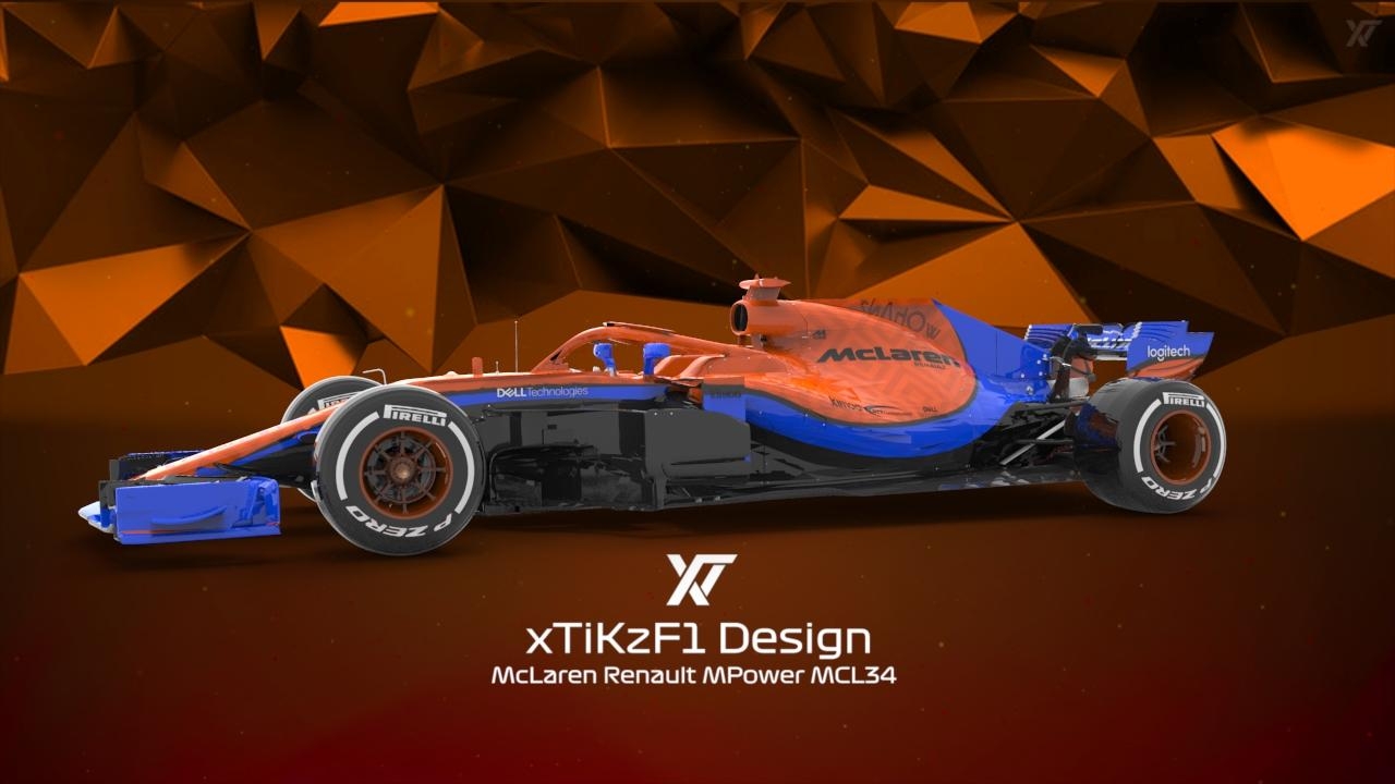 1280x720 MCLAREN RENAULT M POWER MCL34 CONCEPT, Desktop