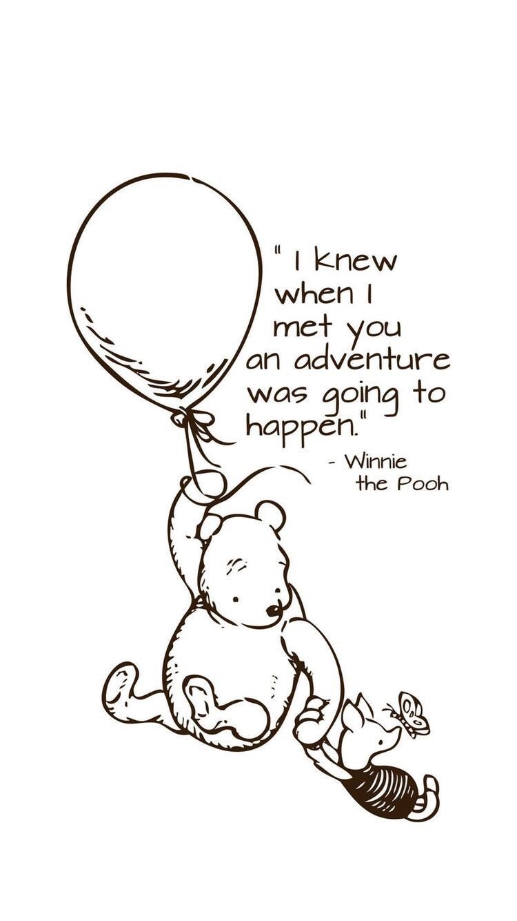 750x1340 Winnie The Pooh Quotes Wallpaper, Phone