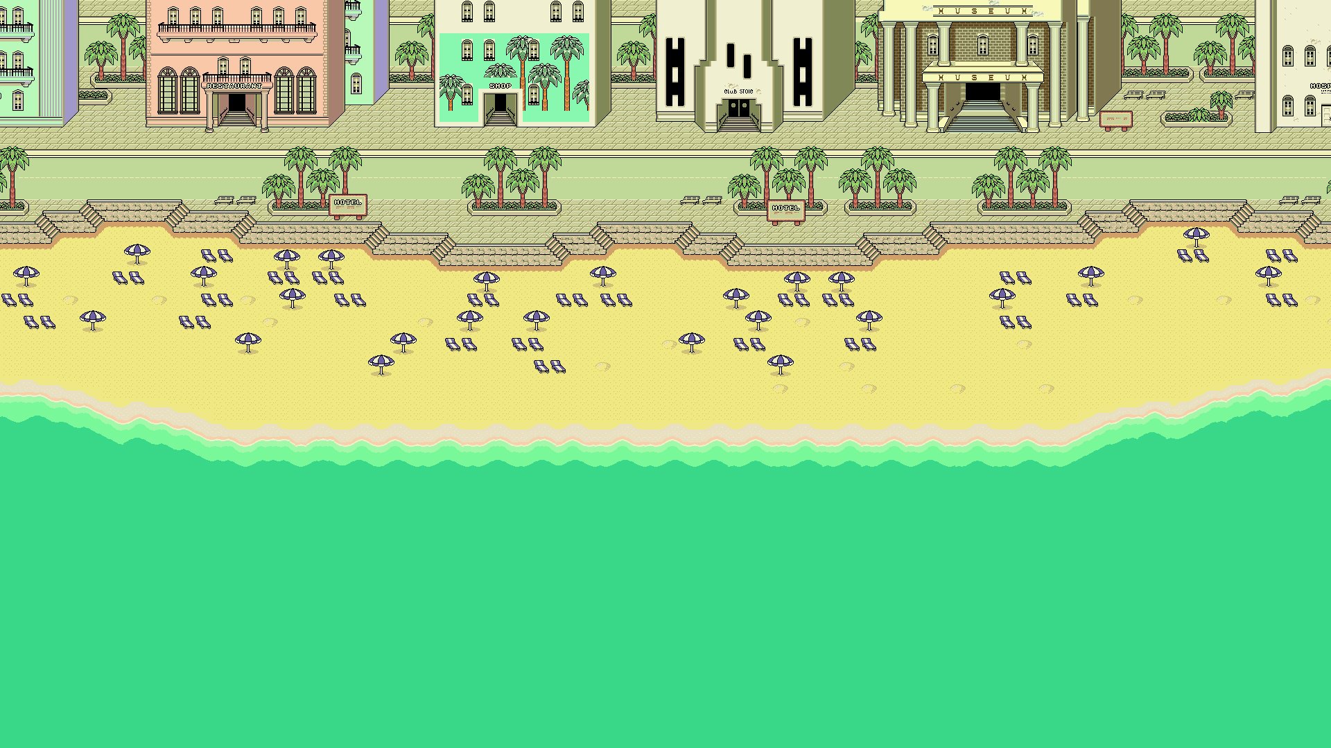 1920x1080 Pin Video Games Beach Rpg Mother Earthbound Pixelart Super, Desktop