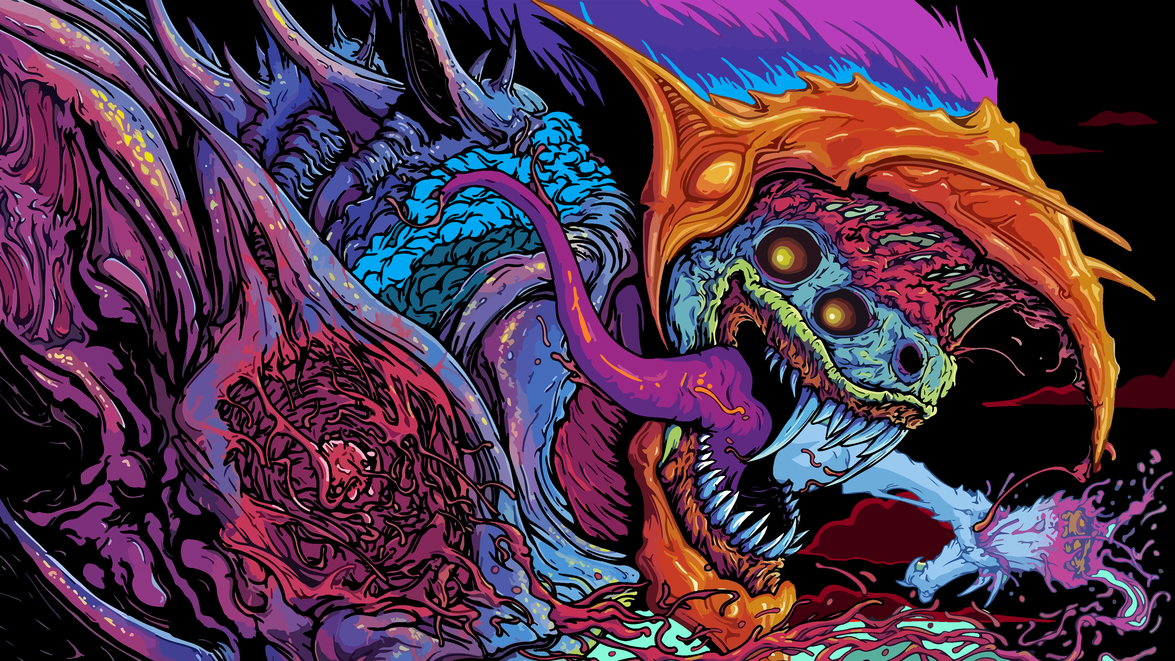 3840x2160 hyper beast dark mode so you don't get blinded, Desktop