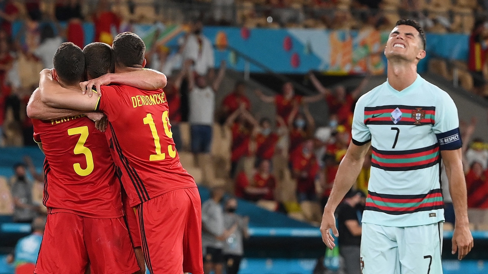 1600x900 Heartbreaking': Twitterati react to Portugal's exit from Euro 2020 after losing to Belgium, Desktop