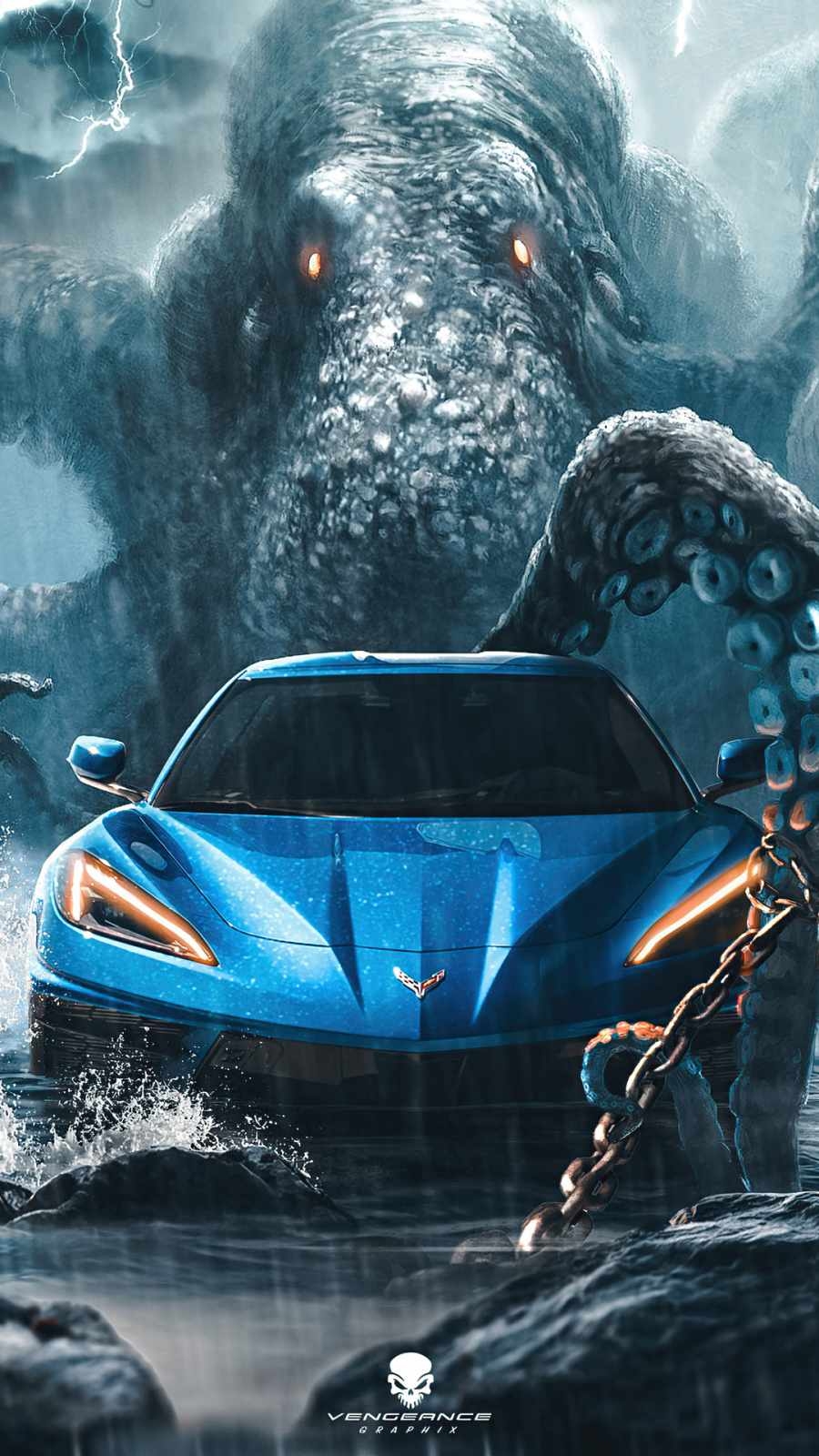 900x1600 Free download Chevy C8 Corvette Sea Monster IPhone Wallpaper iPhone Wallpaper [] for your Desktop, Mobile & Tablet. Explore Corvette iPhone Wallpaper. Corvette Wallpaper, Wallpaper Corvette, Corvette Wallpaper, Phone