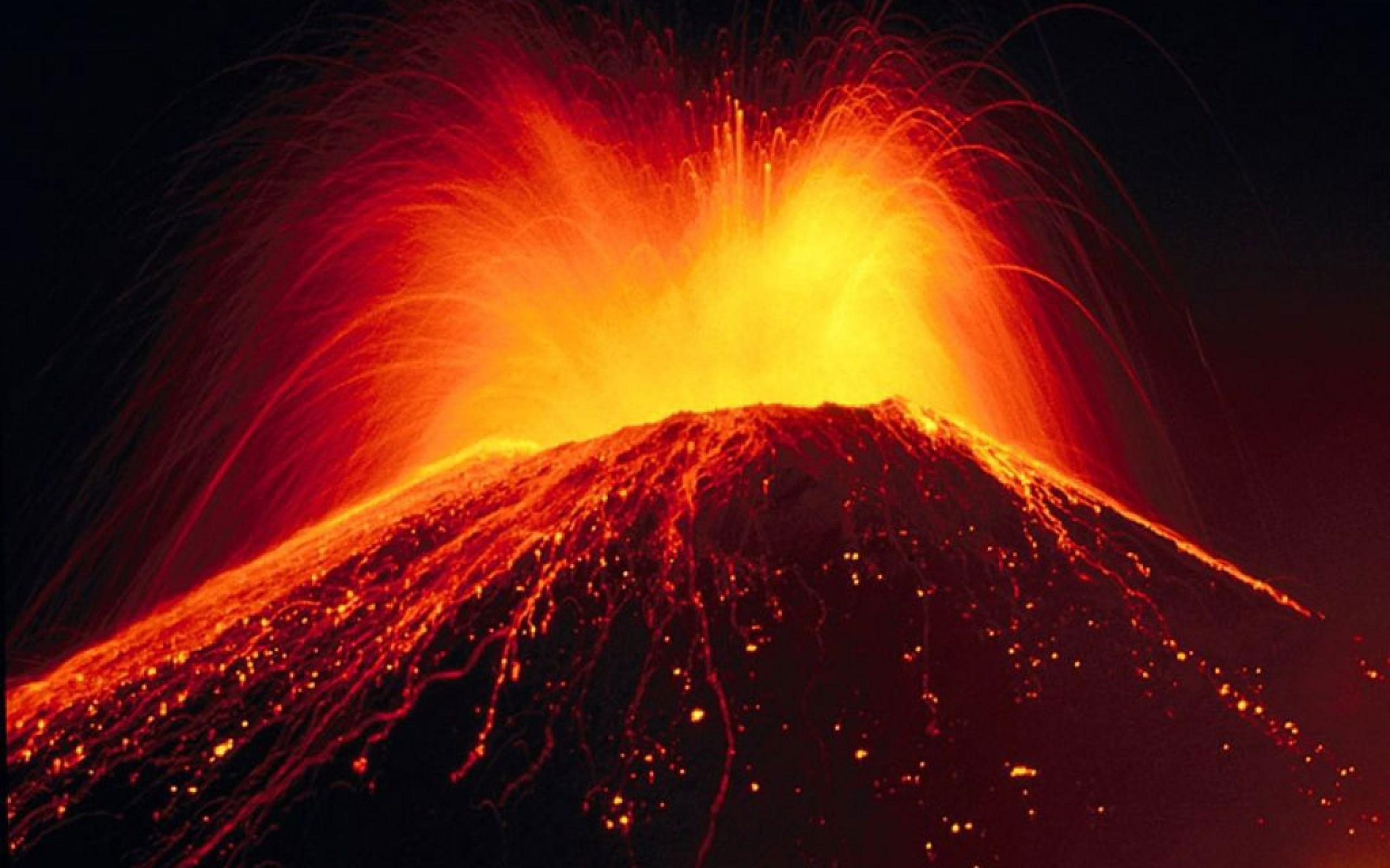 2560x1600 Volcano Eruption Wallpaper, Desktop