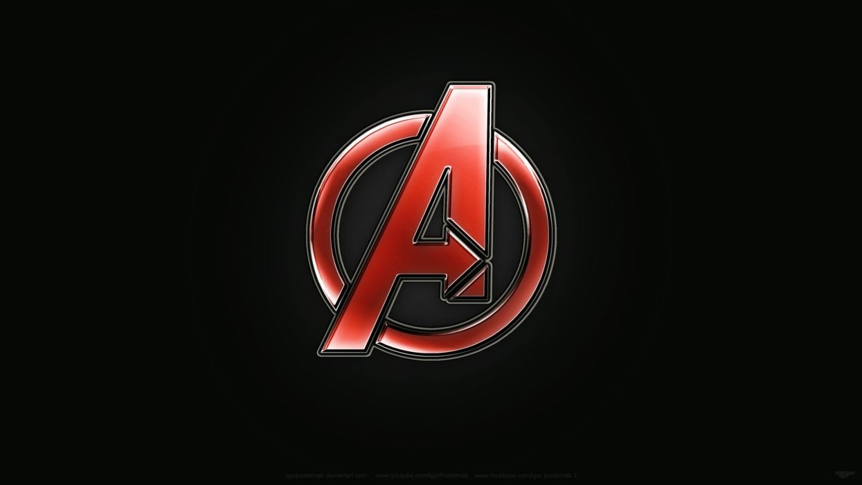 1250x700 Avengers logo designdigital painting photohop wallpaper downlaod 4k, Desktop