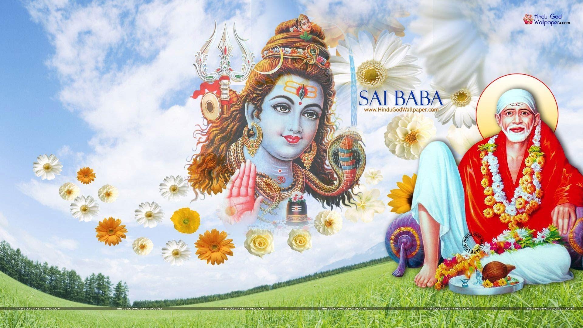 1920x1080 Sai Baba HD Wallpaper 1080p Full Size Free Download. Sai baba HD, Desktop