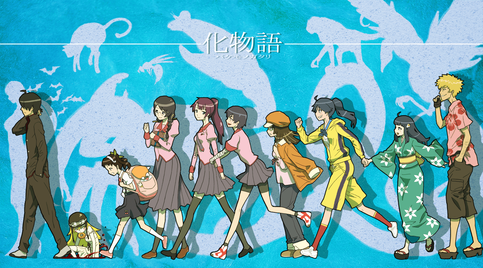 1600x890 Monogatari (Series) Wallpaper and Background Imagex886, Desktop