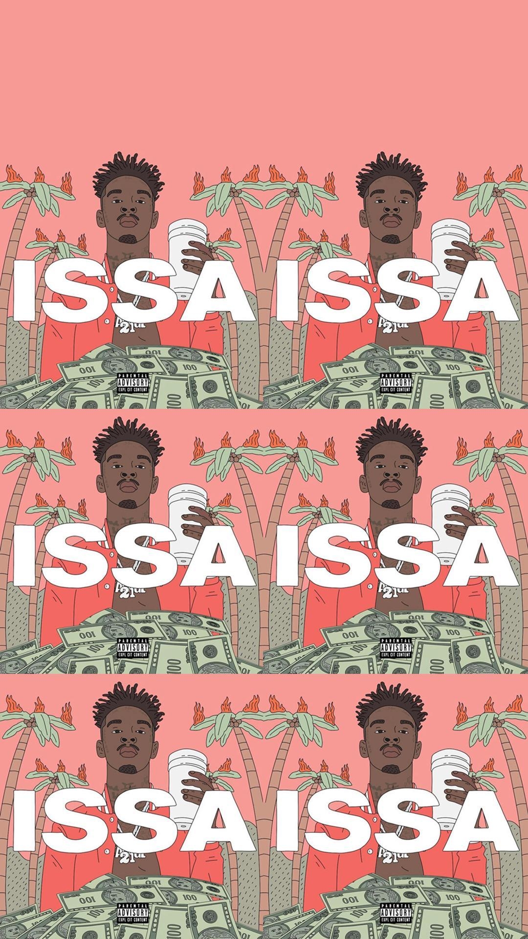 1080x1920 Savage ISSA album Phone wallpaper (different variations), Phone