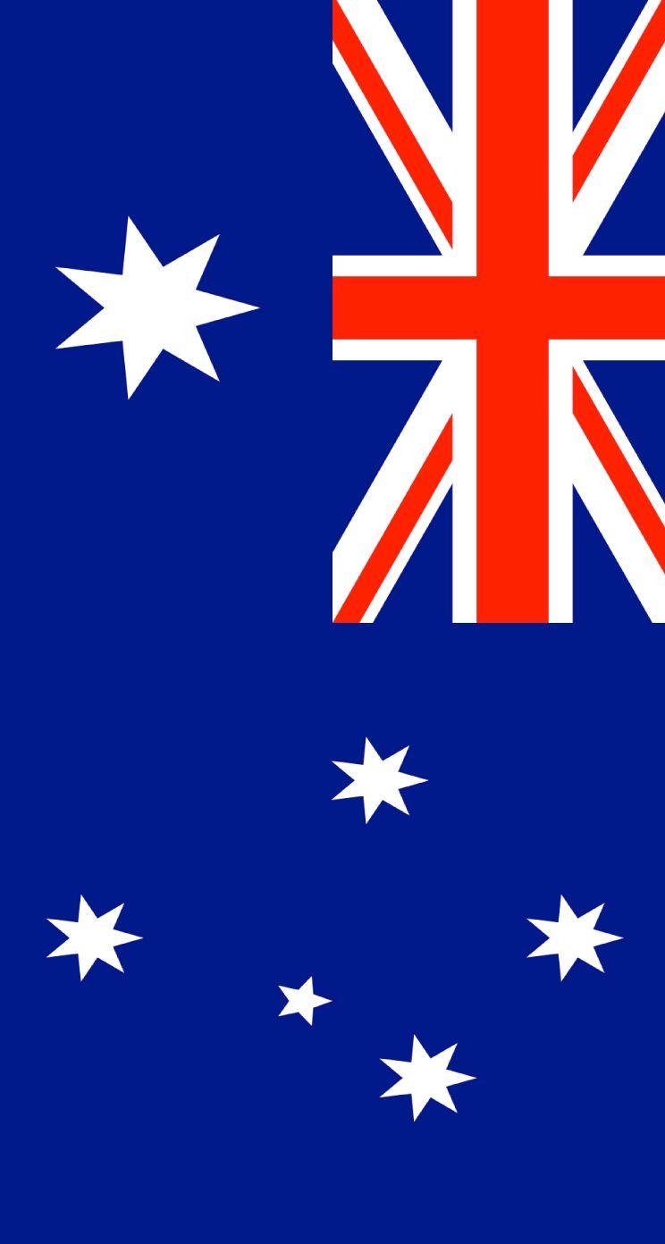 750x1400 Australian Flag, Phone