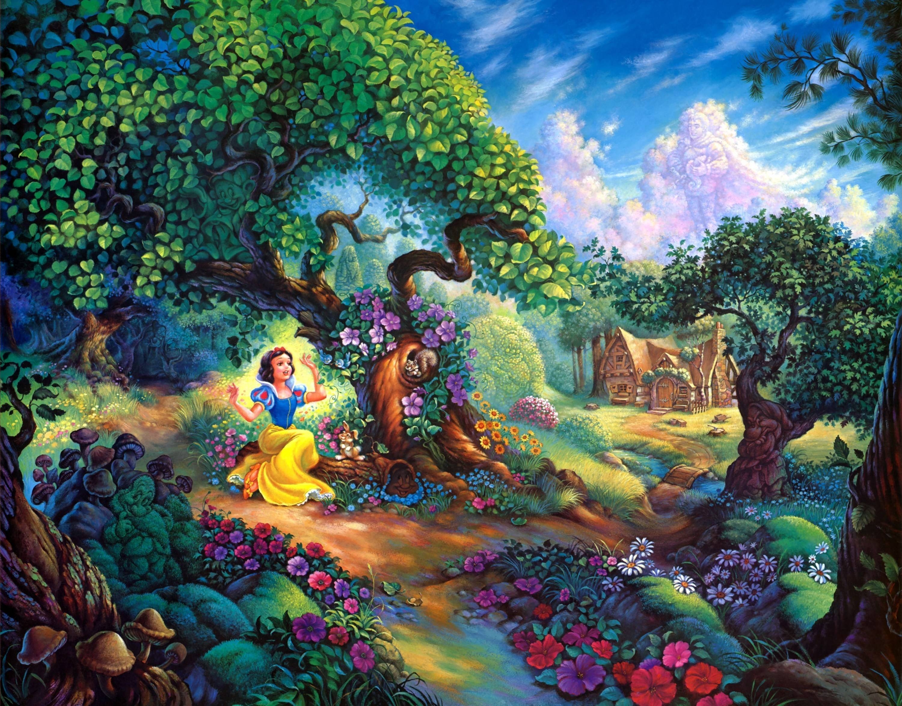 3000x2350 Snow White And The Seven Dwarfs Wallpaper, Desktop