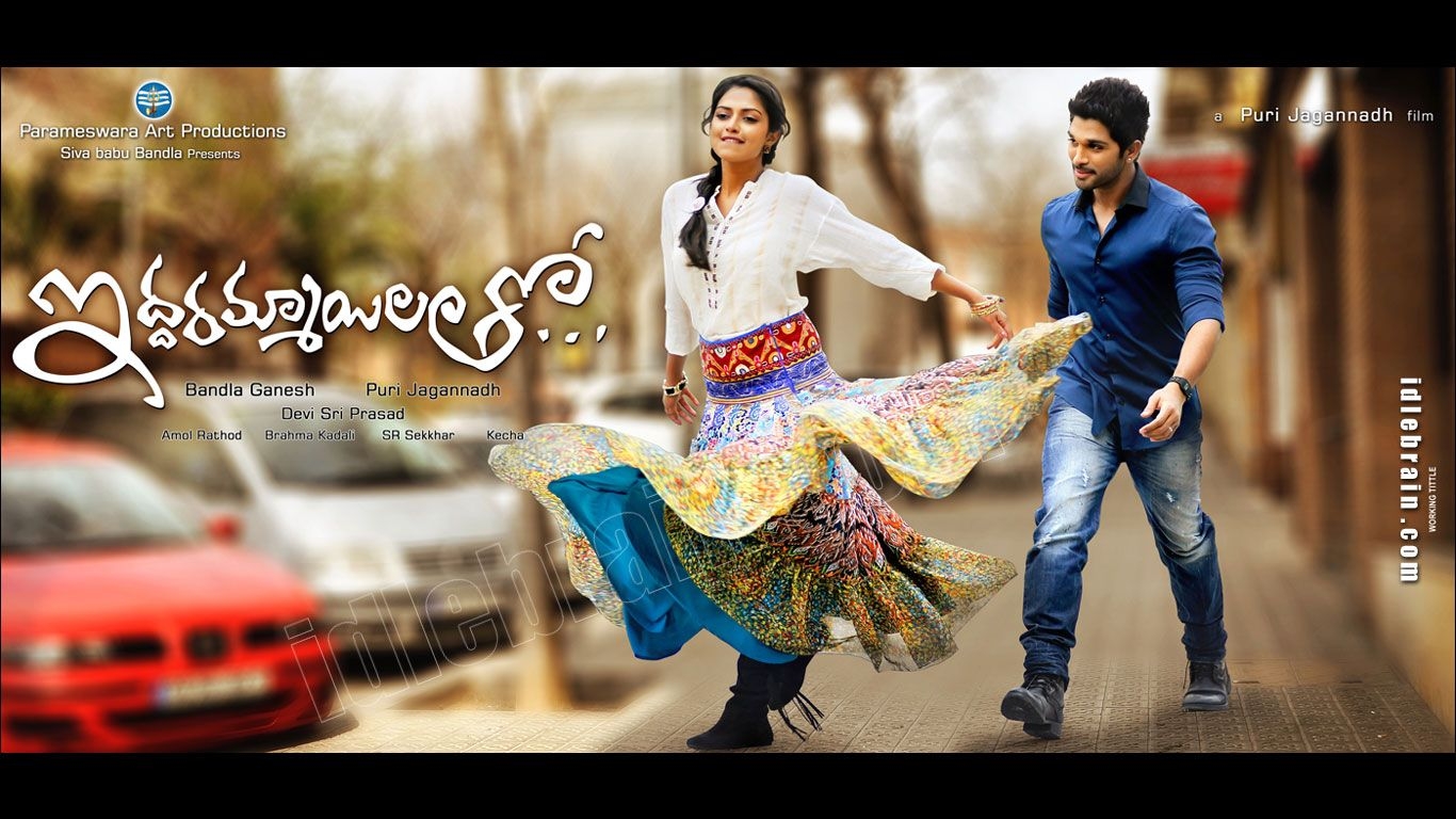 1370x770 Iddarammayilatho wallpaper cinema posters -Allu Arjun, Desktop