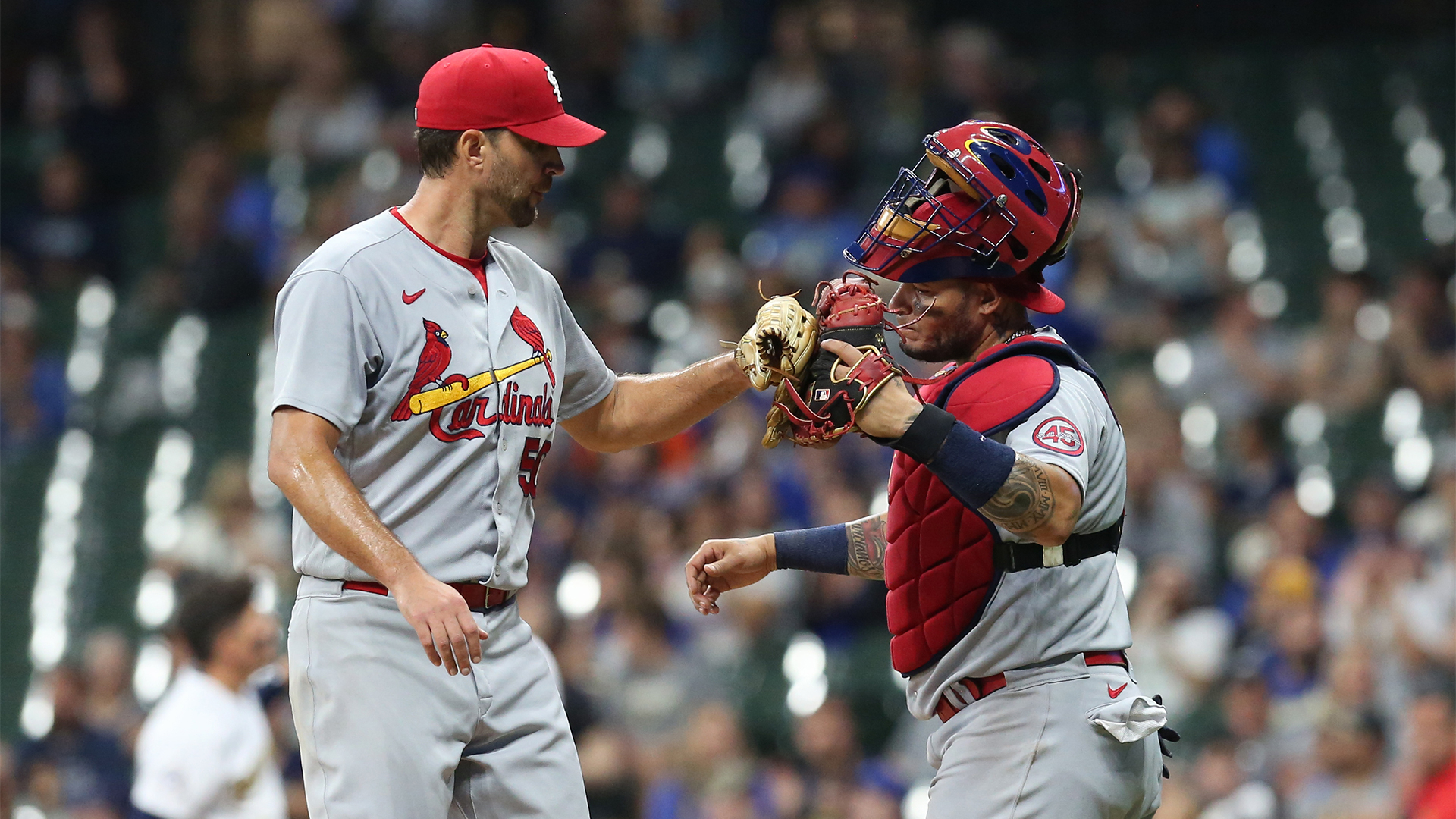 1920x1080 Cardinals duo Wainwright, Molina keep chasing history in opener, Desktop