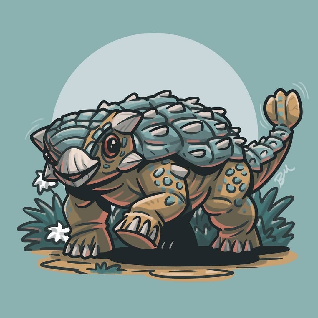 1080x1080 Ankylosaurus Bumpy. Cool dinosaurs, Jurassic world dinosaurs, Dinosaur art, Phone