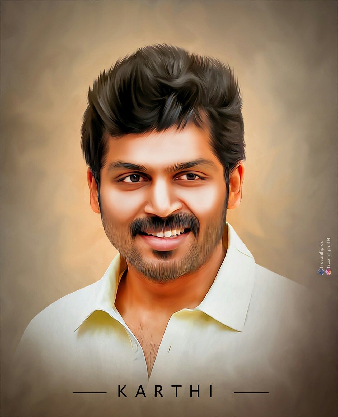 1280x1580 Karthi #karthi #surya #prasanthpras #portrait #art #digitalart #smudge #ps #ph. Digital painting portrait, Digital painting photohop, Wedding background image, Phone