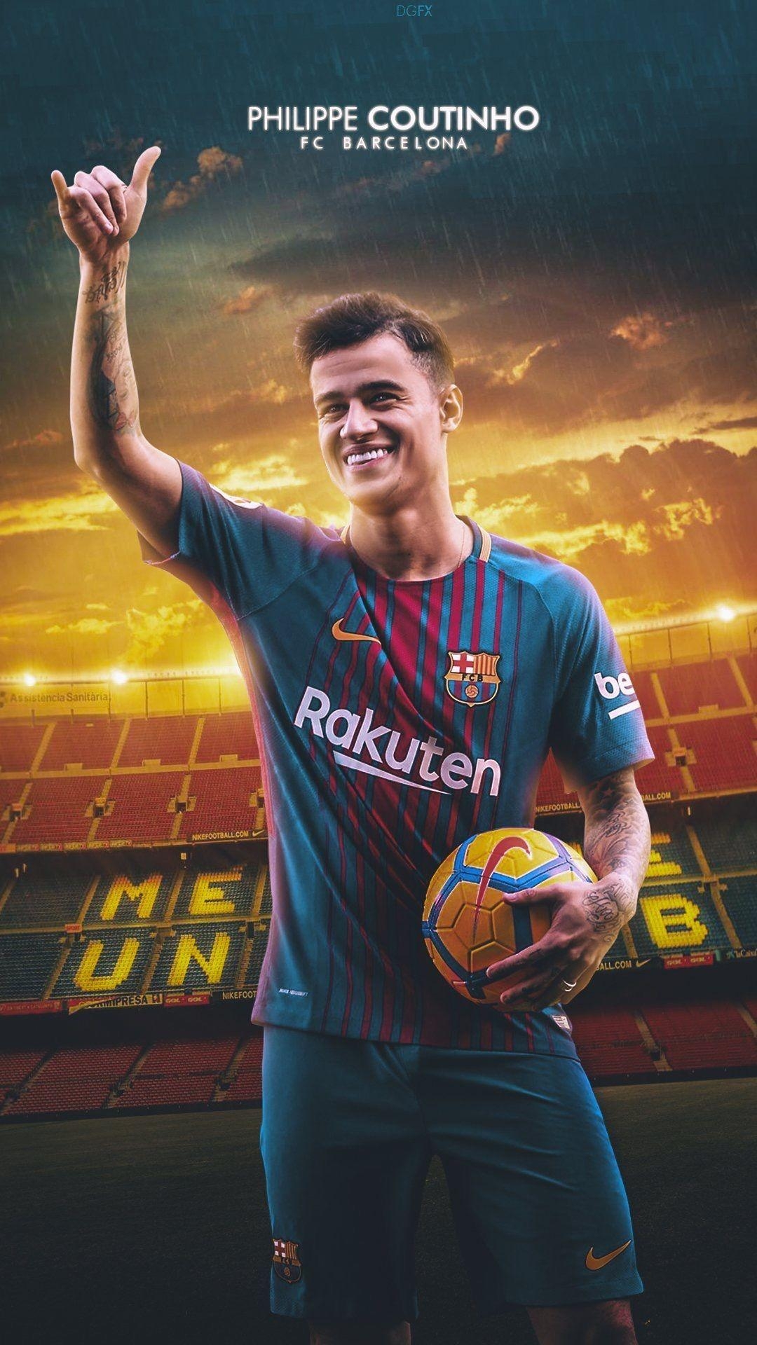 1080x1920 COUTINHO. FC Barcelona, Barcelona, Phone