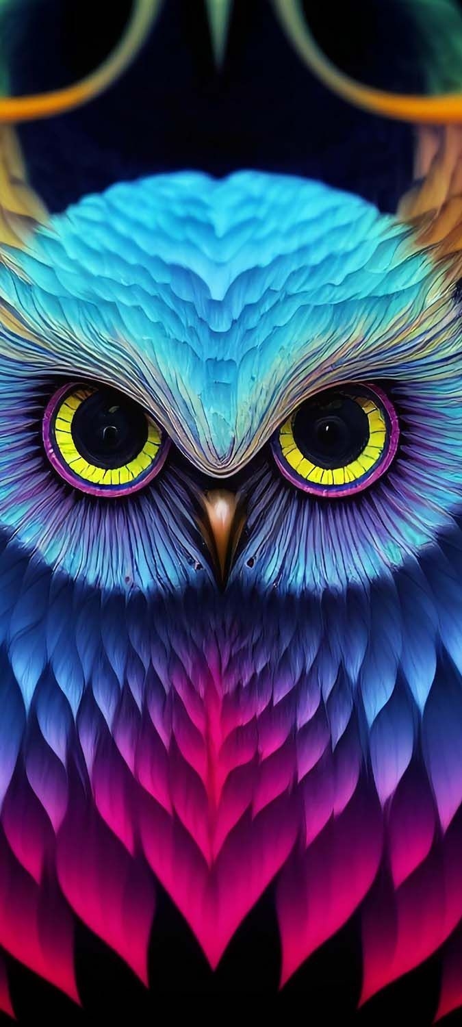 680x1500 Owl iPhone Wallpaper HD Wallpaper. iPhone wallpaper mandala, Color wallpaper iphone, Owl wallpaper, Phone