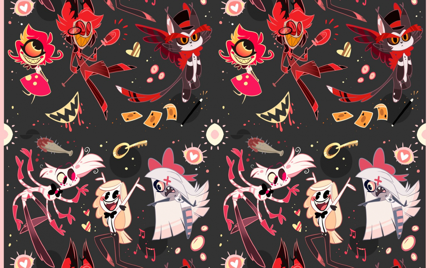 1440x900 Free download Vivziepop Hazbin Hotel T Shirt Design Character, Desktop