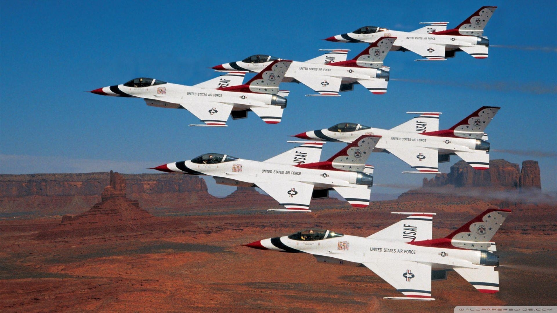 1920x1080 Thunderbirds Flying In Formation Over Monument Valley HD desktop, Desktop