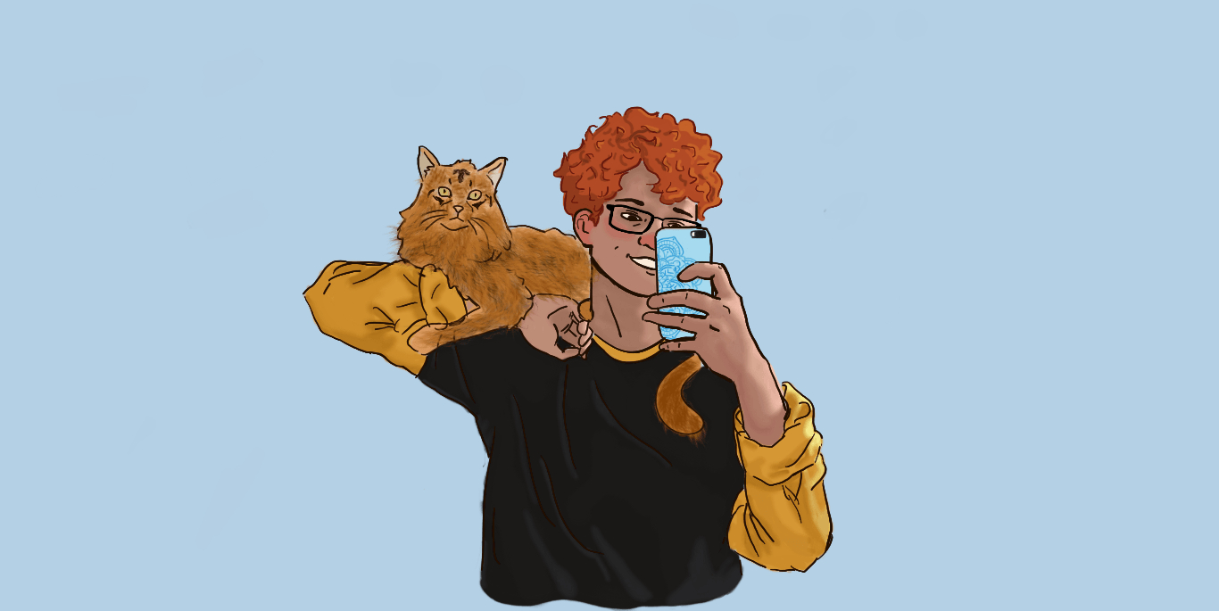 1370x690 I drew Robbie with my cat and thought I could post it here, Desktop